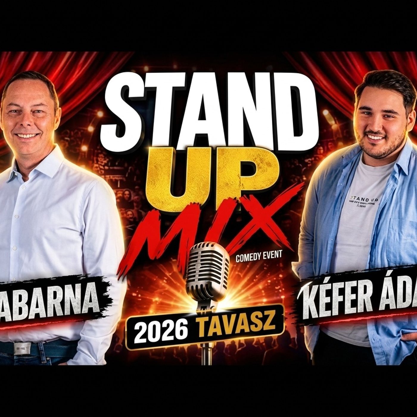 STAND UP COMEDY LIVE MIX 2026 TAVASZ 1. RÉSZ (TRABARNA, KÉFER ÁDÁM) - OroszRulett Comedy episode artwork