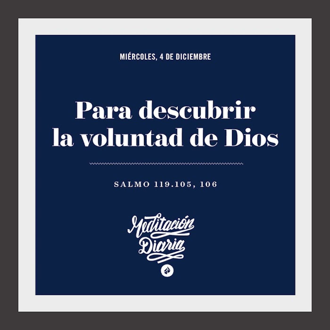 Para descubrir la voluntad de Dios