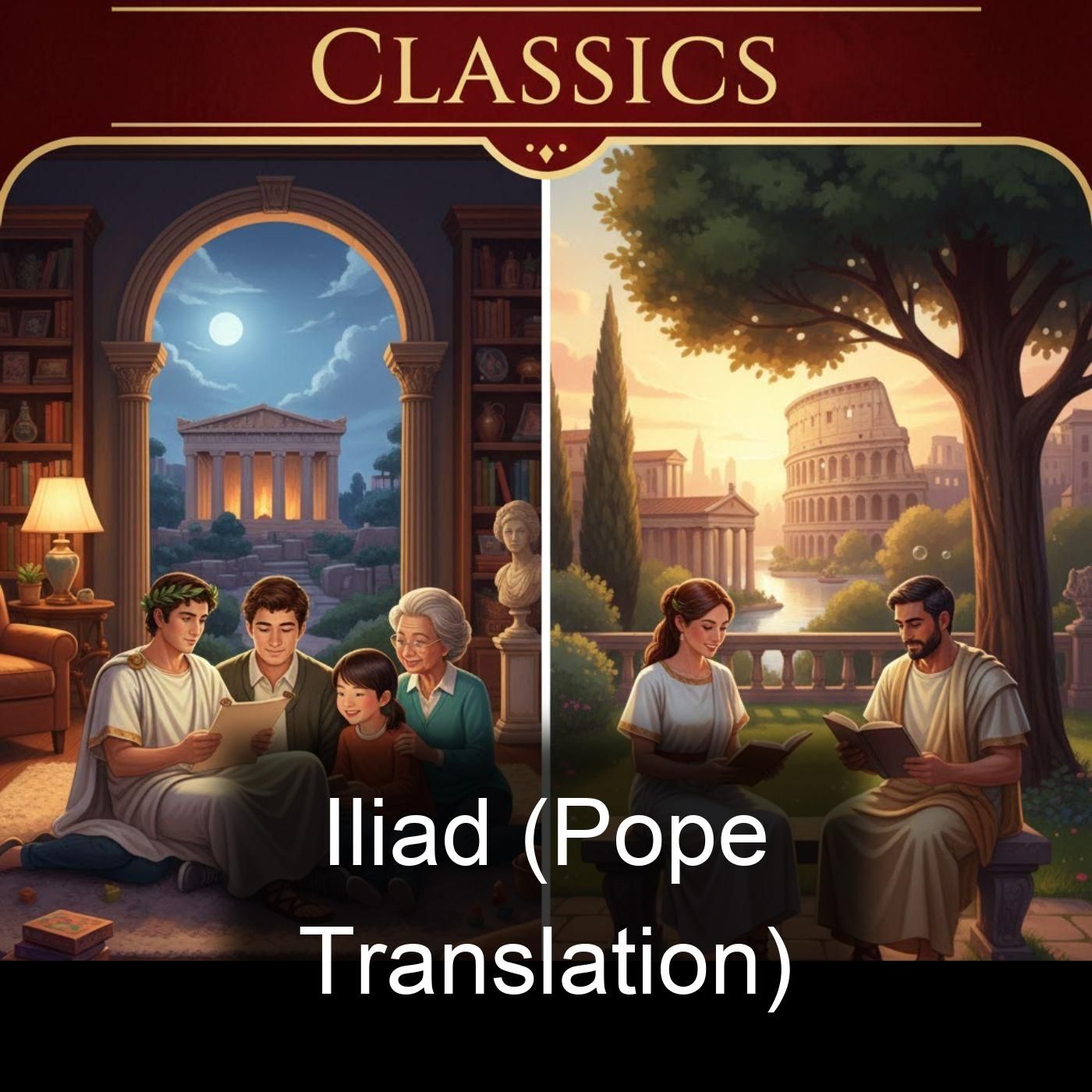 Iliad (Pope Translation) cover art