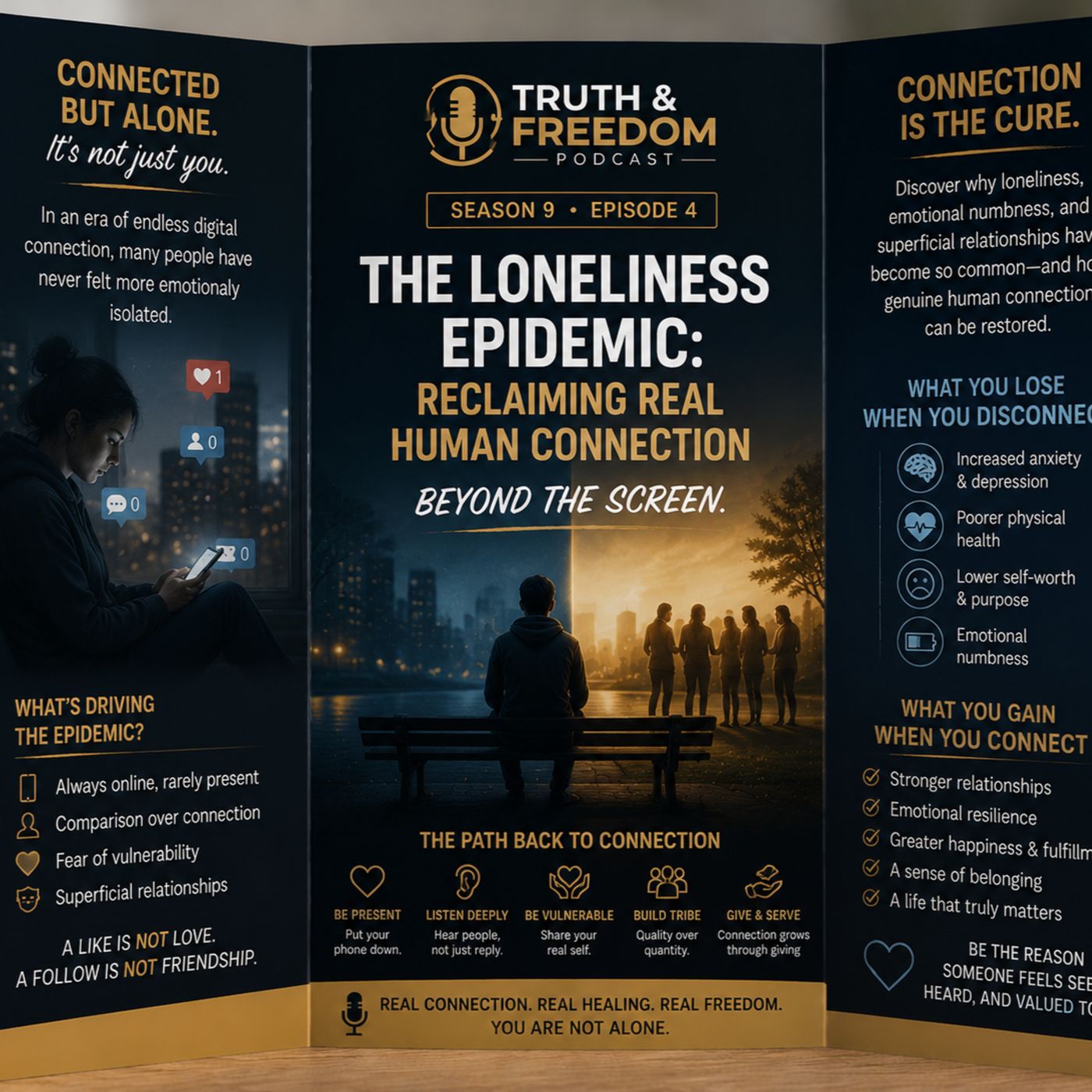 Truth & Freedom Podcast: S 9 Ep 4-The Modern Epidemic of Emotional Disconnection episode artwork