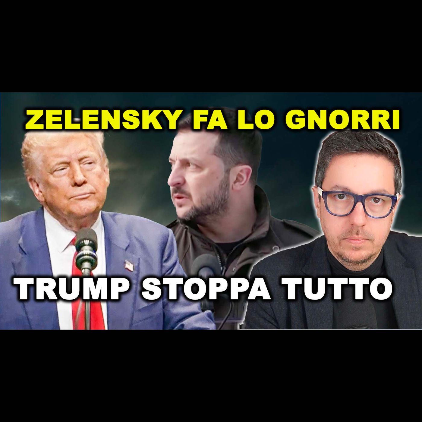 TRUMP SOSPENDE TUTTI gli aiuti militari all’Ucraina e ZELENSKY fa finta di nulla