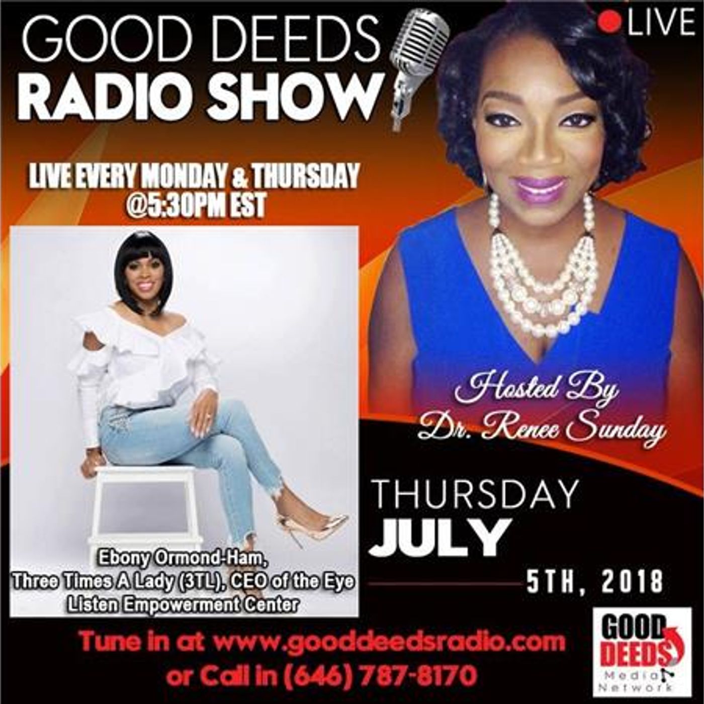 Ebony Ormond-Ham , Three Times A Lady (3TL), CEO - Eye Listen Empowerment Center episode artwork