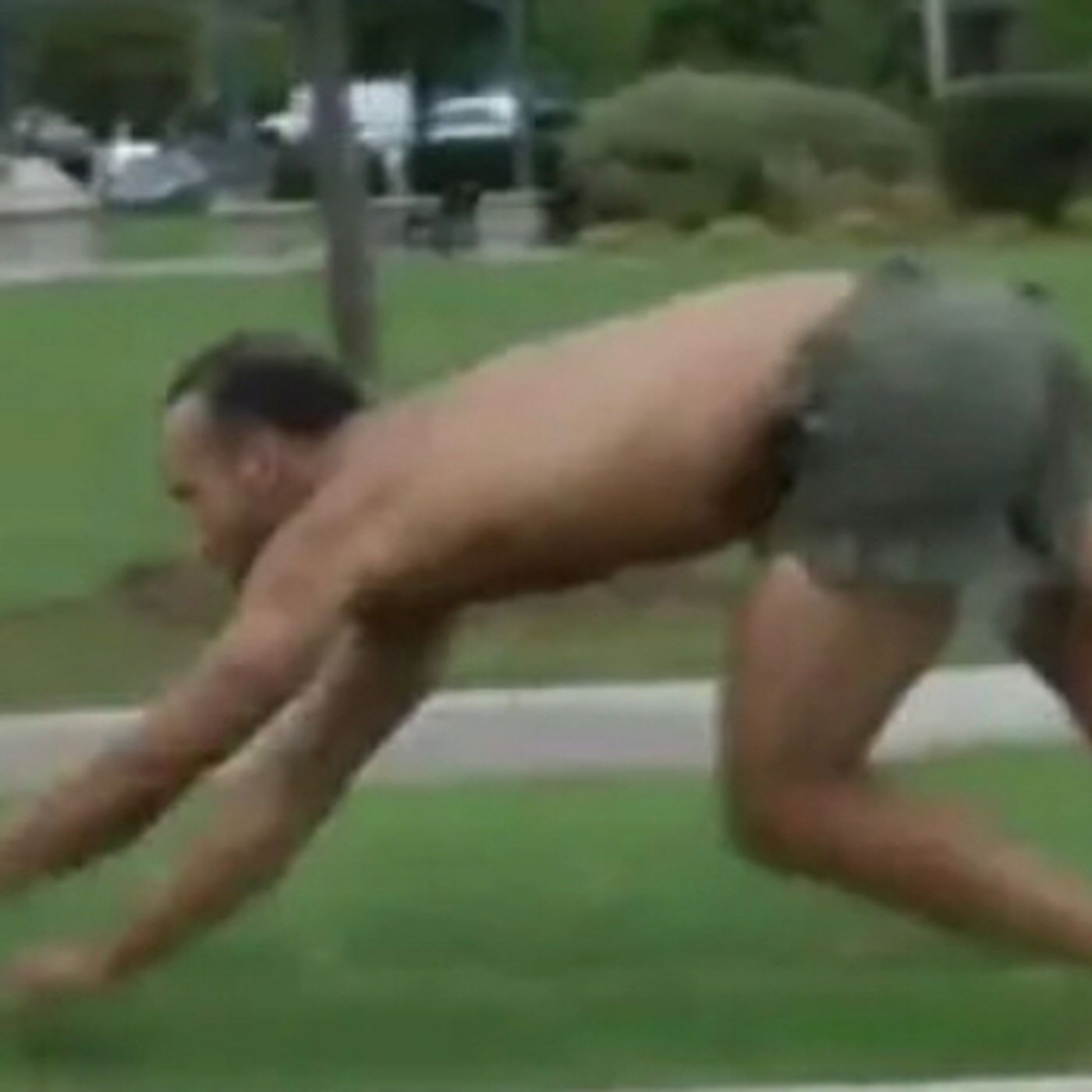 El hombre que hizo el camino De Santiago a 4 patas