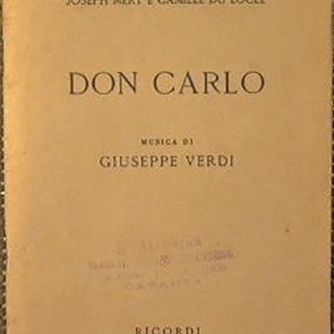 La Mattina all'Opera Buongiorno con .... Don Carlo episode artwork