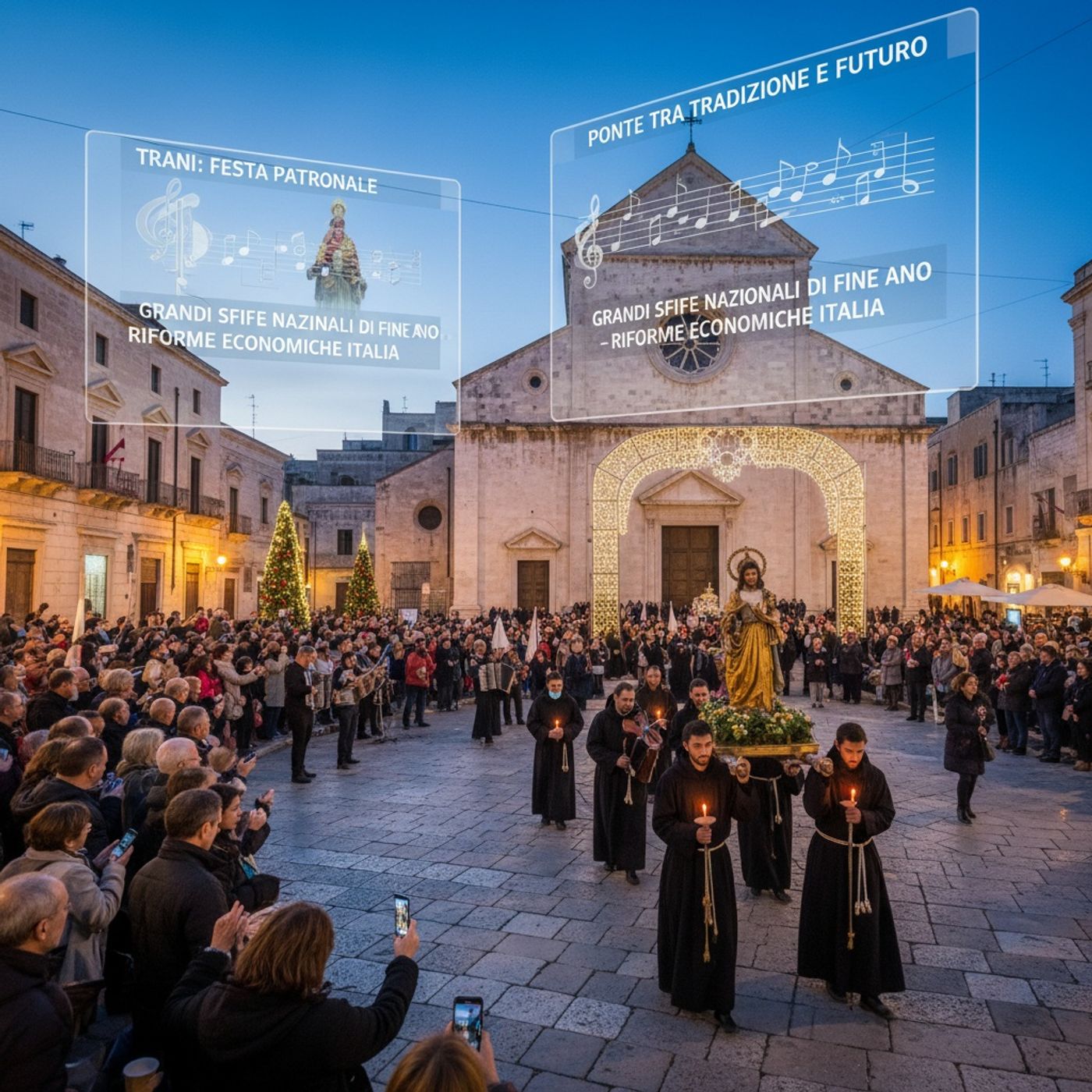 Trani tra Festa e Attualità Nazionale: Un Ponte tra Tradizione e Grandi Sfide di Fine Anno