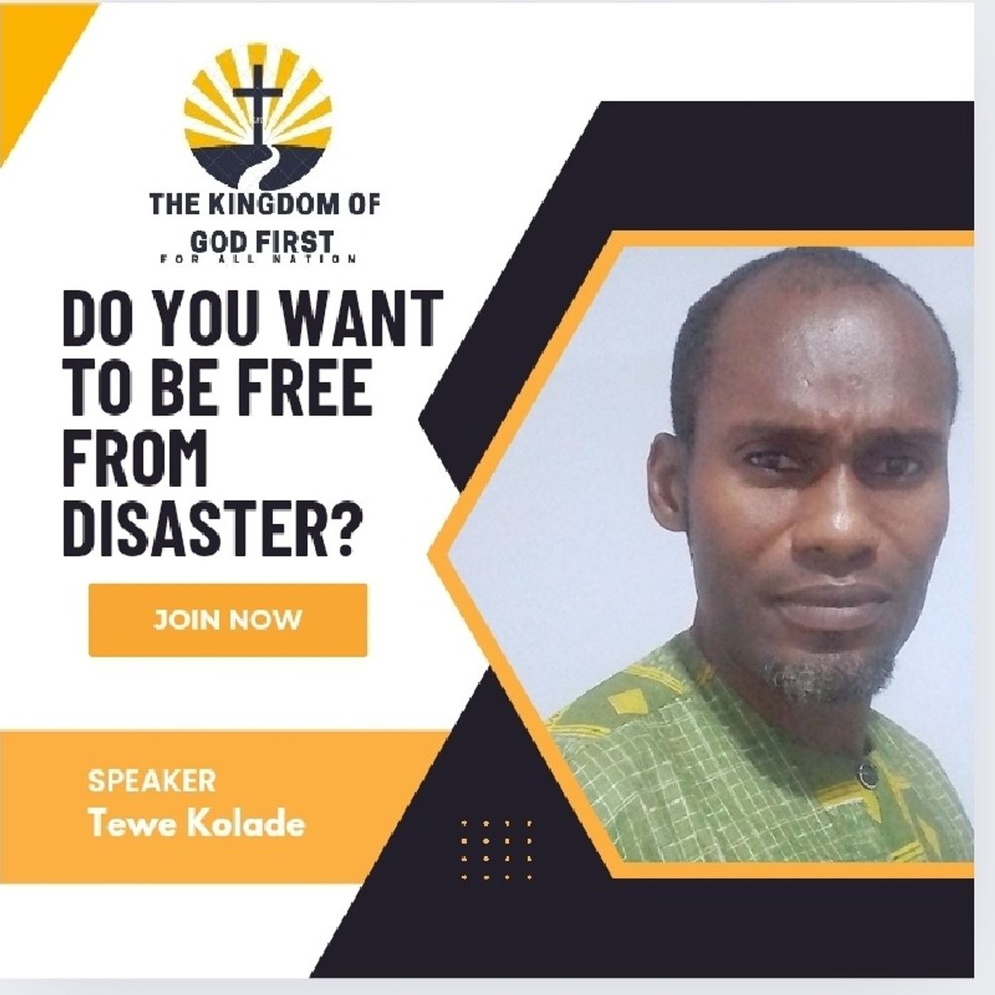 DO YOU WANT TO BE FREE FROM DISASTER? episode artwork
