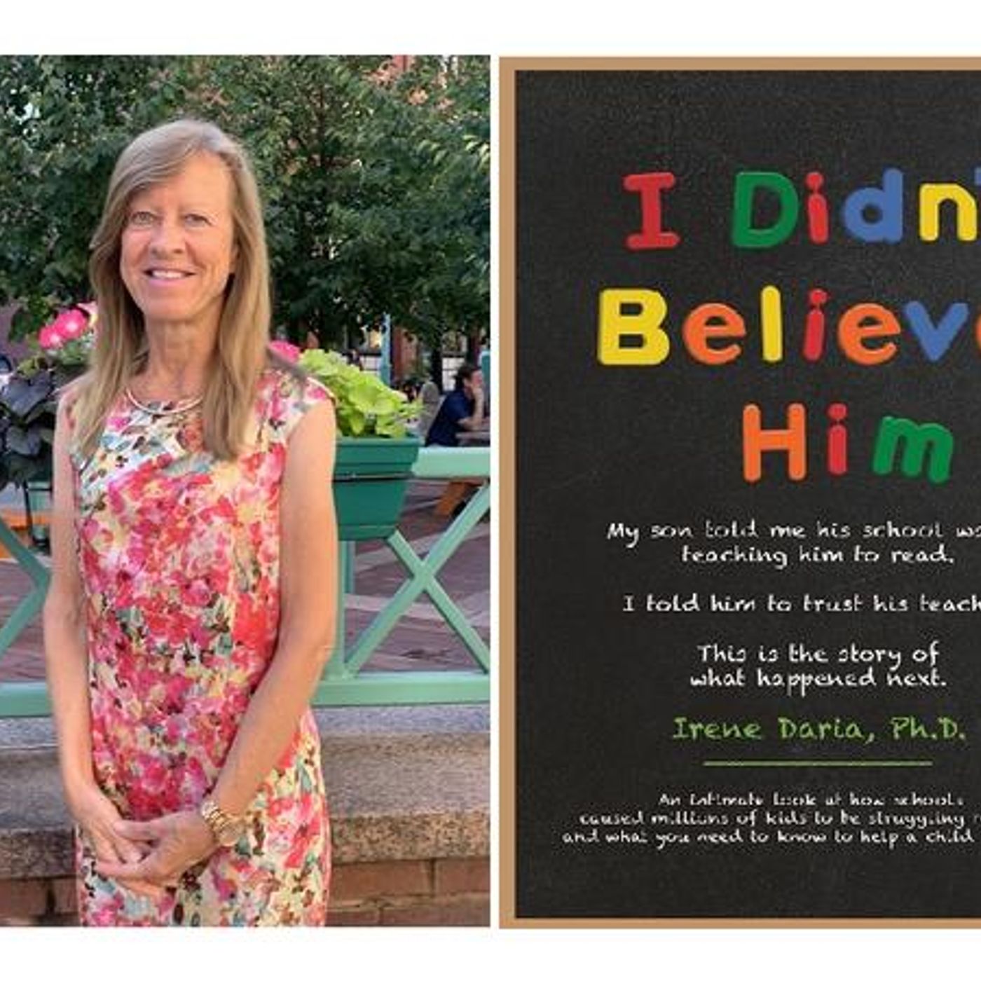 Author Irene Daria discusses I DIDN'T BELIEVE HIM on Conversations LIVE episode artwork