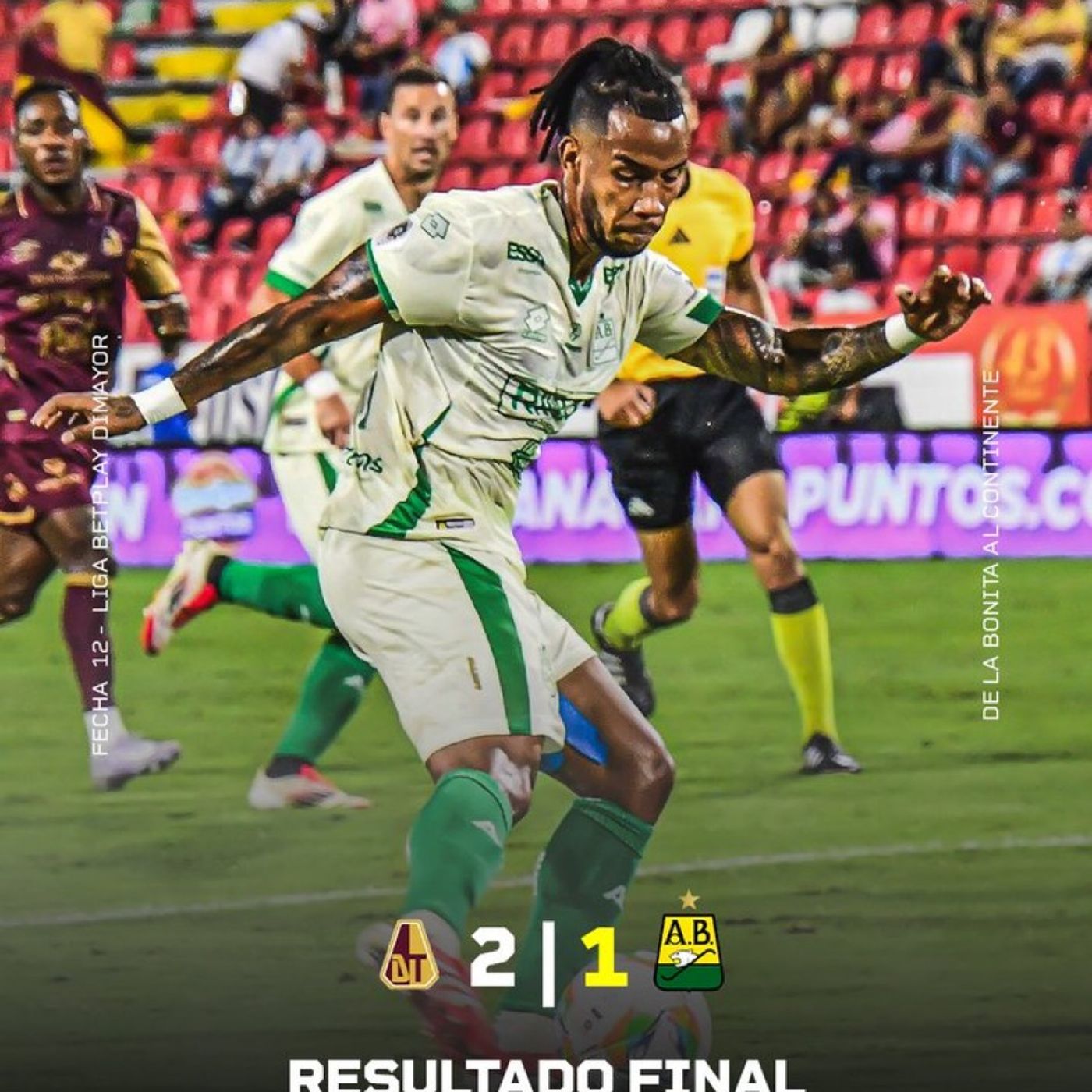 Corazón leopardo. Perdimos en Ibagué, 1-2 con Tolima.