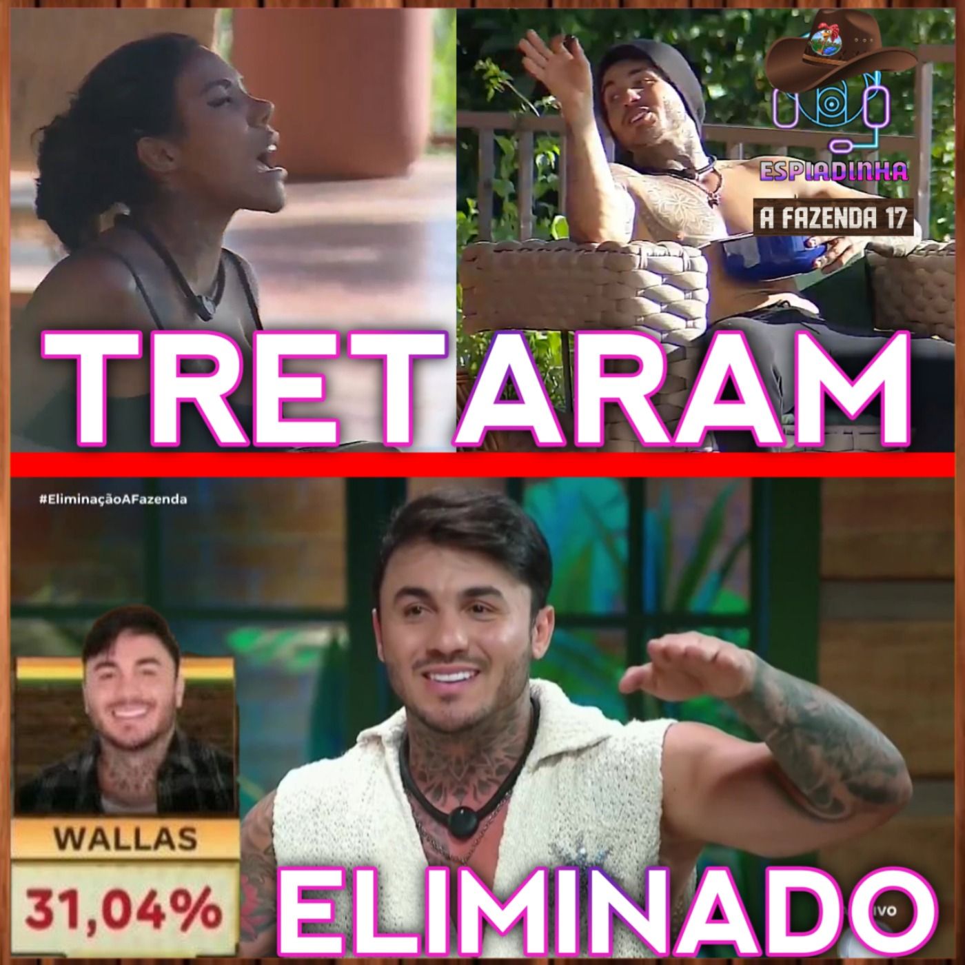 WALLAS ELIMINADO! + Dudu INCOMODOU a Tàmires + Carol TRETOU com Wallas | A Fazenda 17