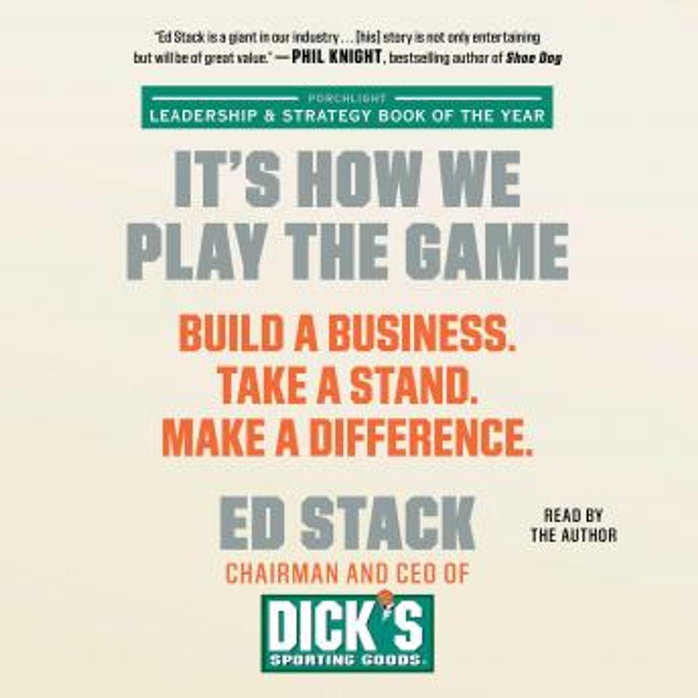 It's How We Play the Game: Build a Business. Take a Stand. Make a Difference. by Ed Stack episode artwork