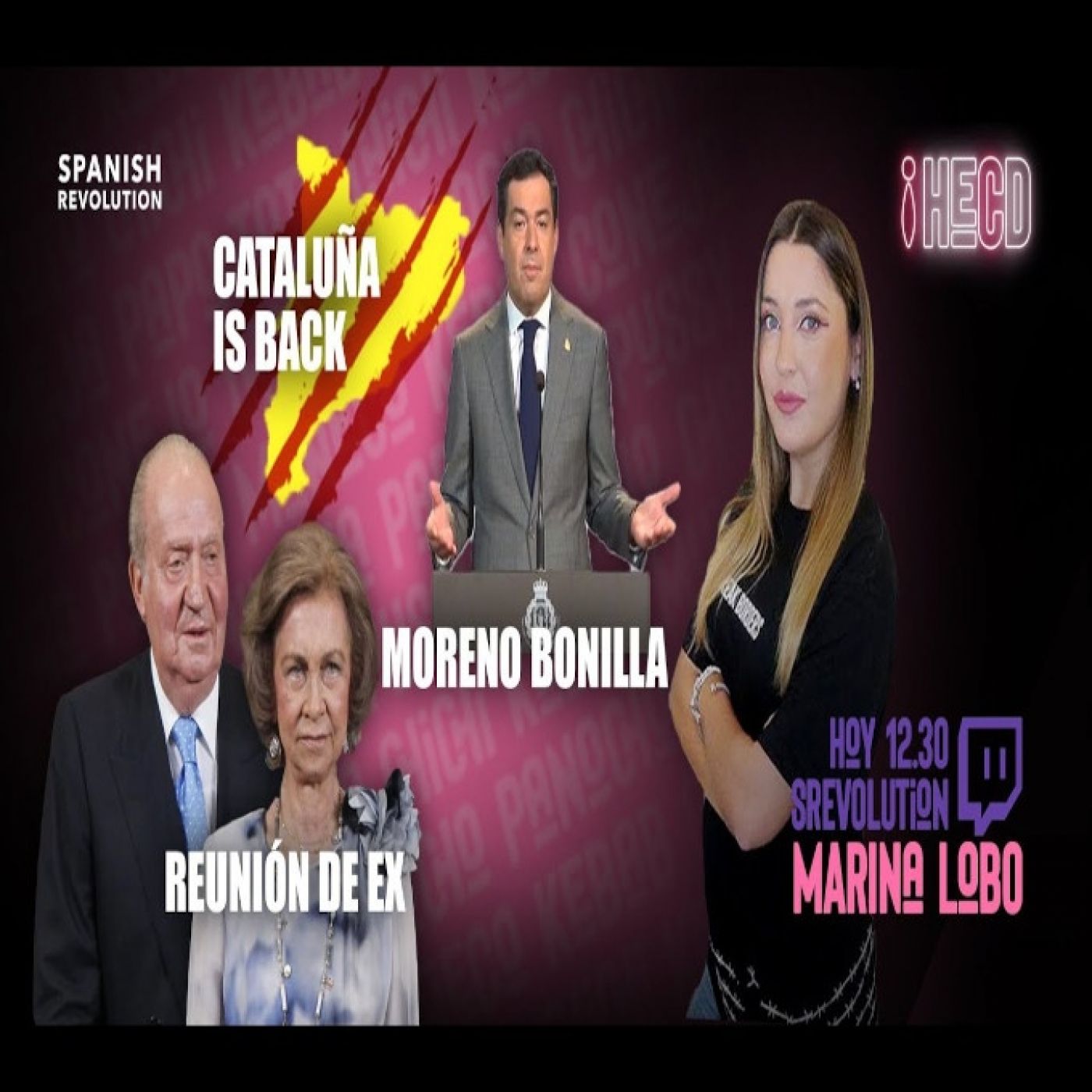 HECD 132 - El eterno funeral de Isabel II + guerra abierta en Vox + Moreno Bonilla privatizando, el musical