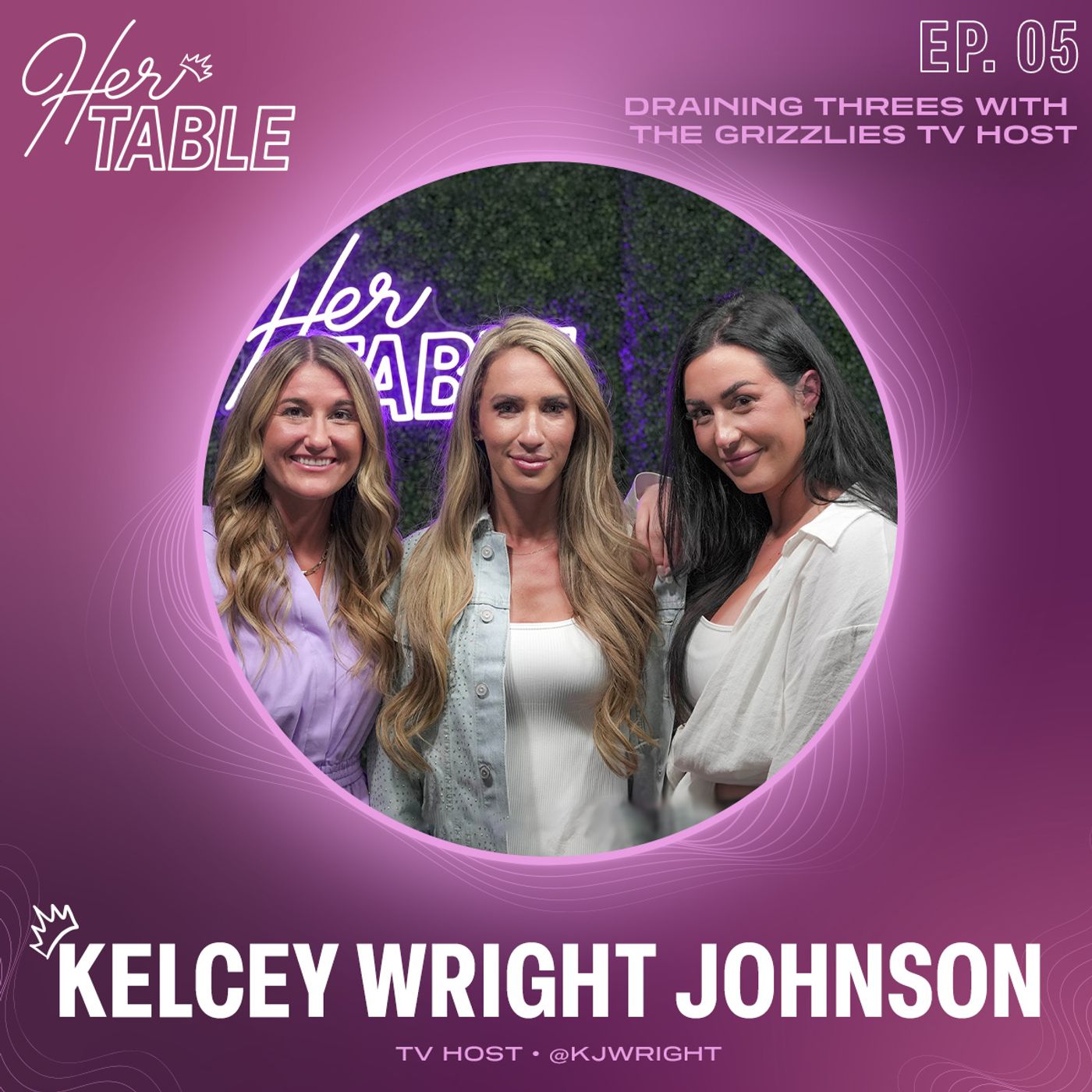 Kelcey Wright Johnson - Draining Threes with the Memphis Grizzlies TV Host episode artwork