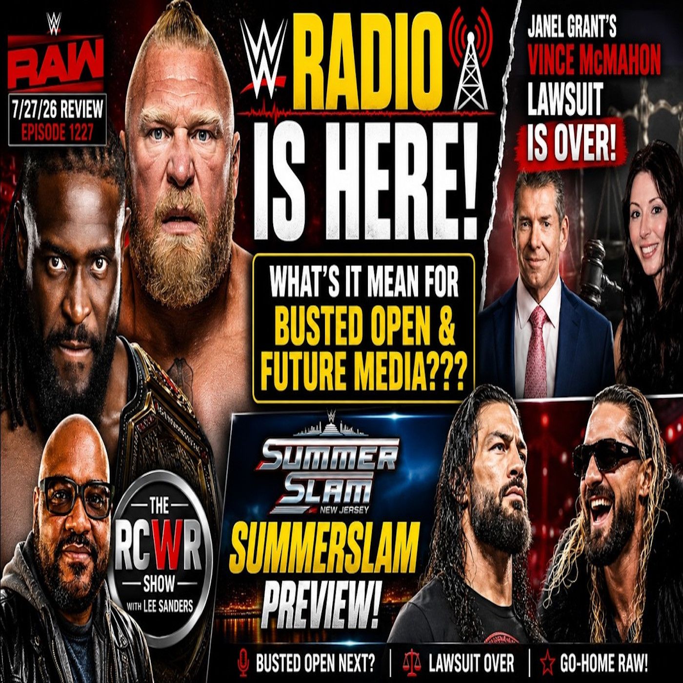 Danhausen Concert Segment Blows Chunks Ahead of Summerslam! WWE RAW Review | The RCWR Show 7.27.26 episode artwork