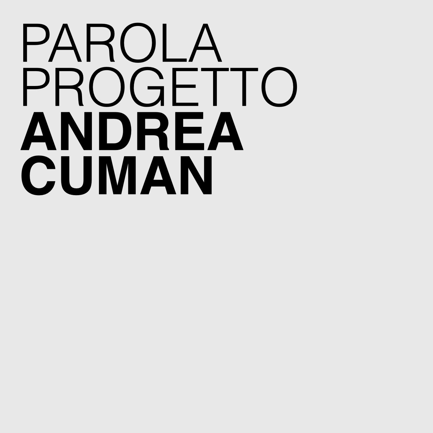 Parola Progetto