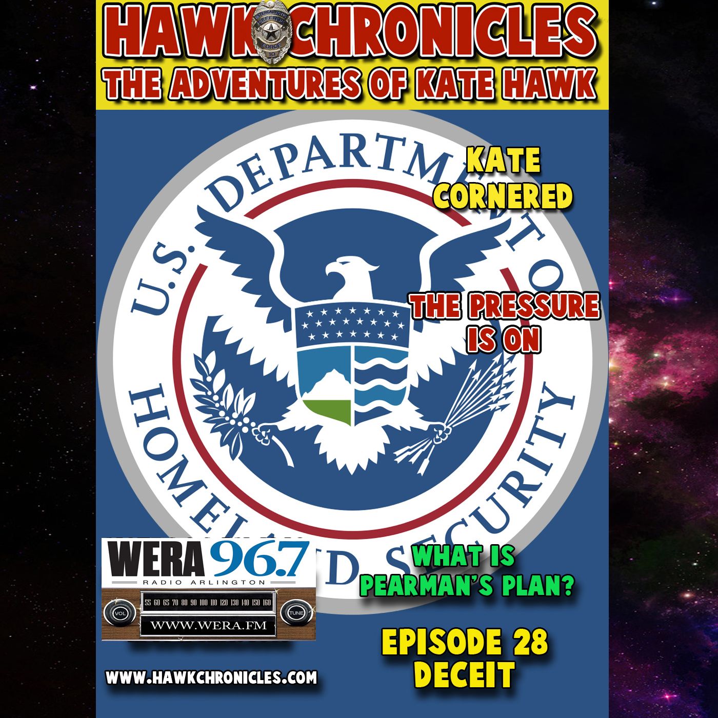 Episode 28 Hawk Chronicles "Deceit" episode artwork