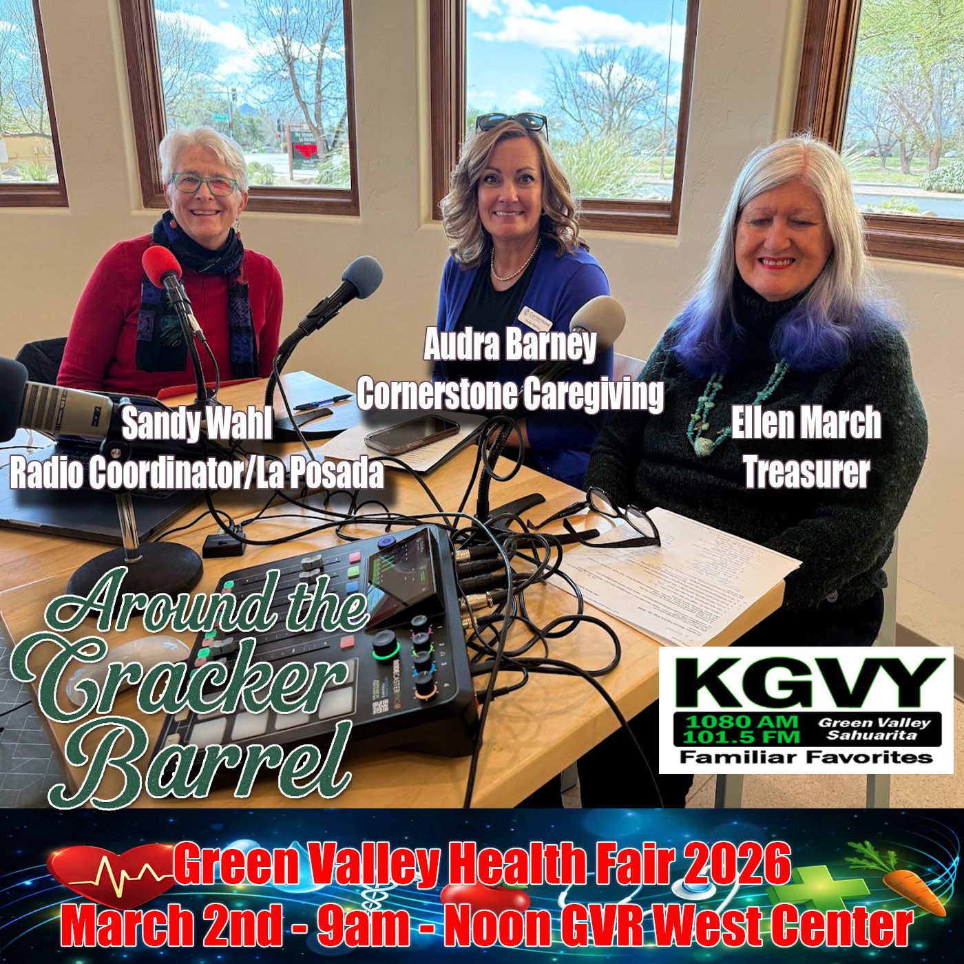 Around The Cracker Barrel - Everything You Need to Know About the 2026 Green Valley Health Fair | March 2 at GVR West (Aired 02/20/2026) episode artwork