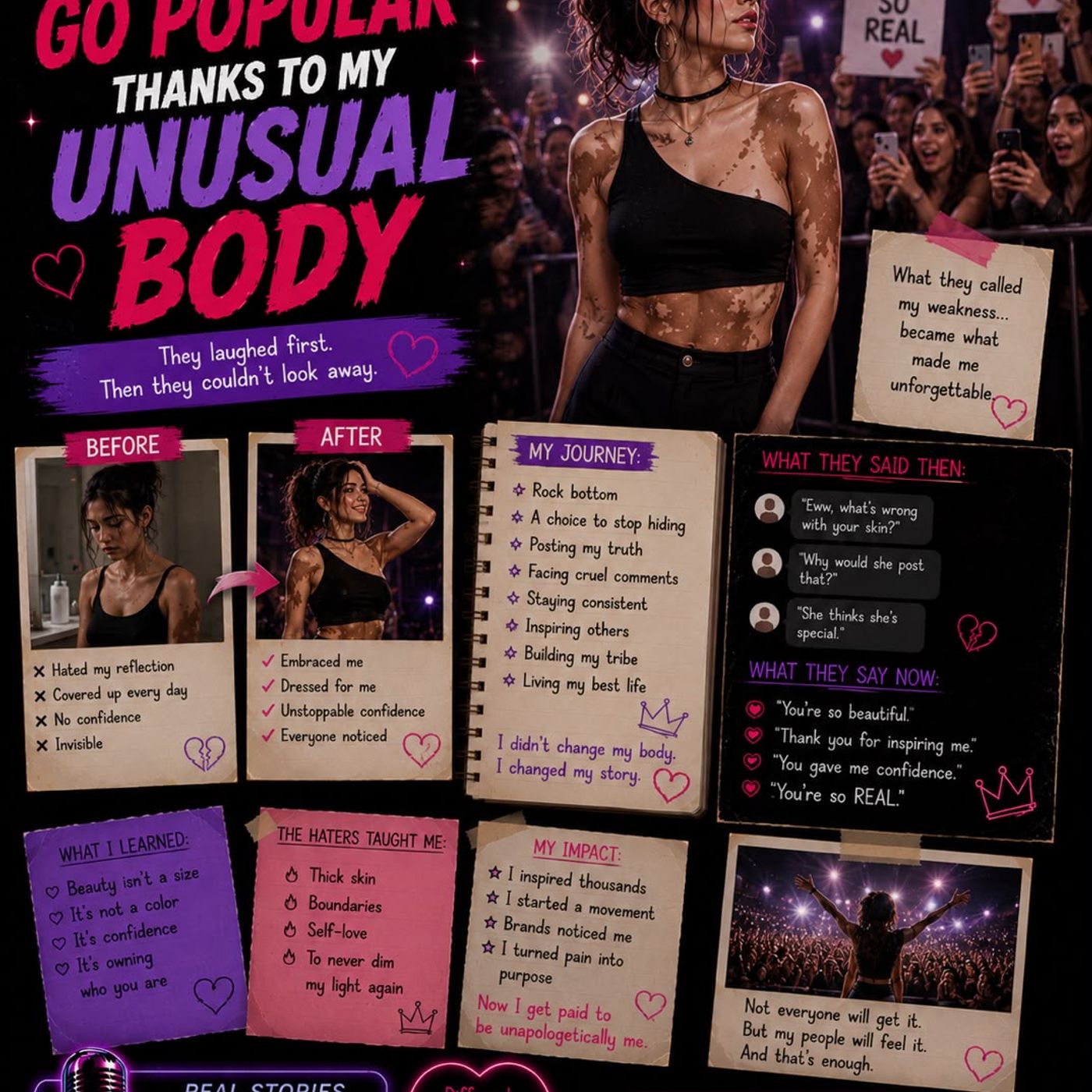 How I Got Popular Thanks to My Unusual Body like and subscribe episode artwork