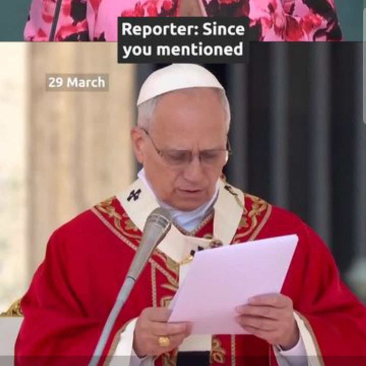 Pope Leo XIV said no one can use God to "justify war" during a Palm Sunday address in St Peter's Square attended by tens of thousands. He sa episode artwork