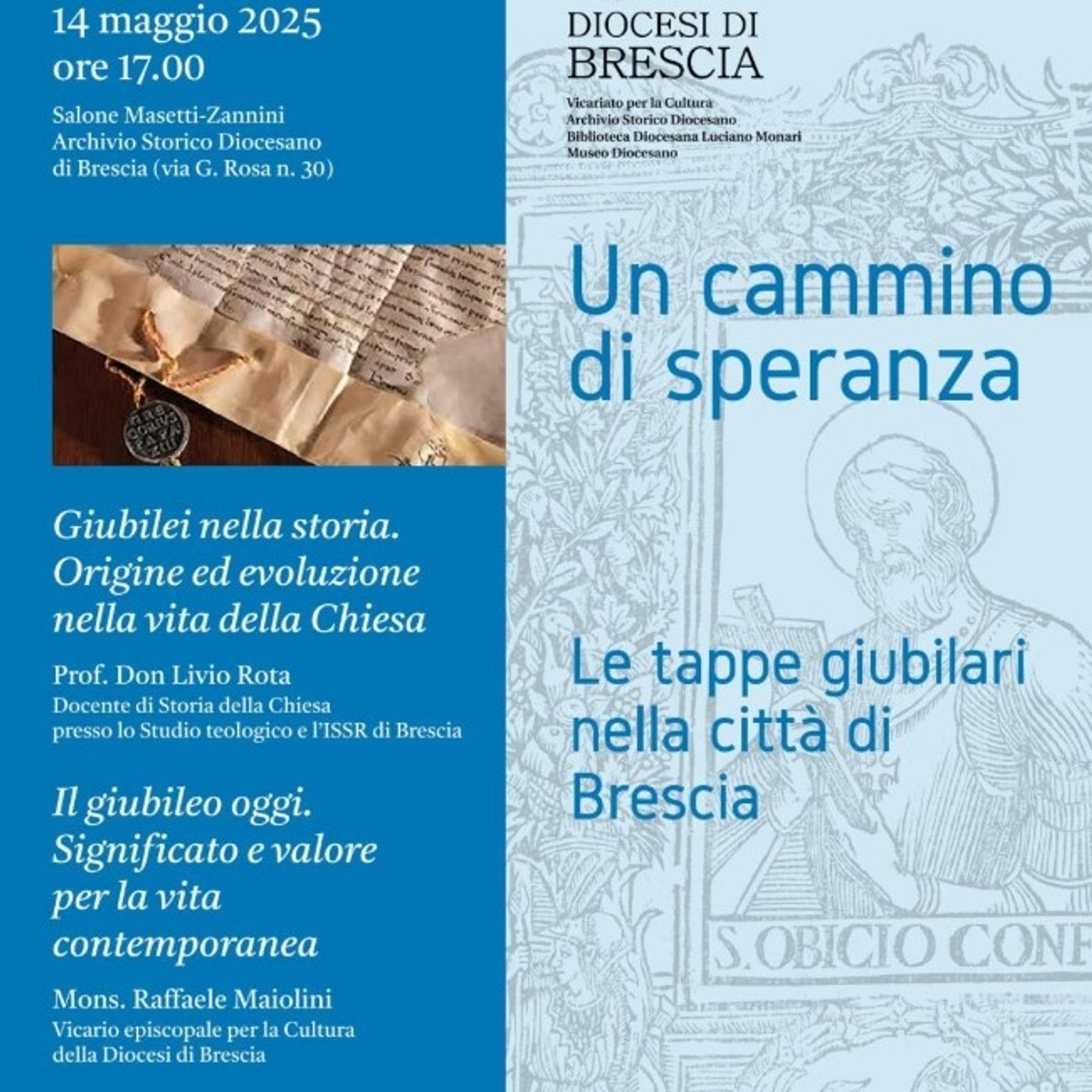 Scoprire Brescia, città giubilare: intervista a Lucia Signori  -  30 aprile 2025 episode artwork