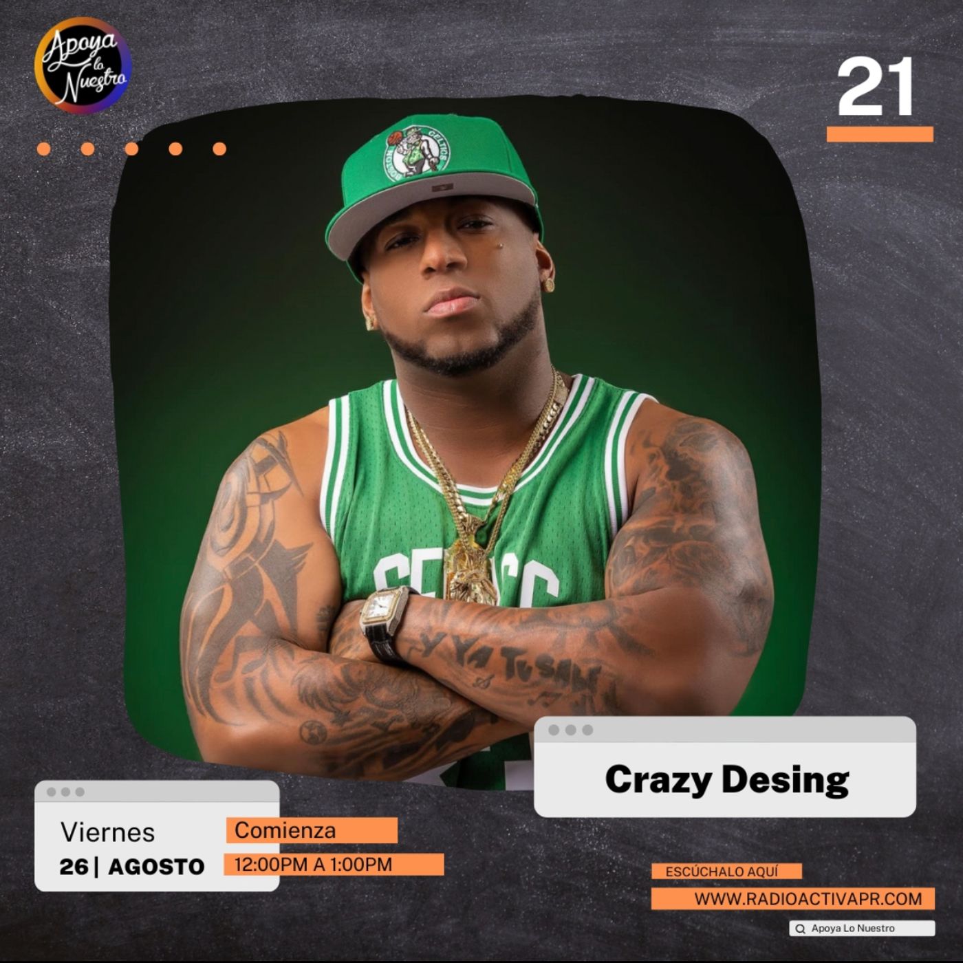 Apoya Lo Nuestro | Crazy Desing, Genesis Diaz, Rob Flecha, El Blxnco & Karís episode artwork