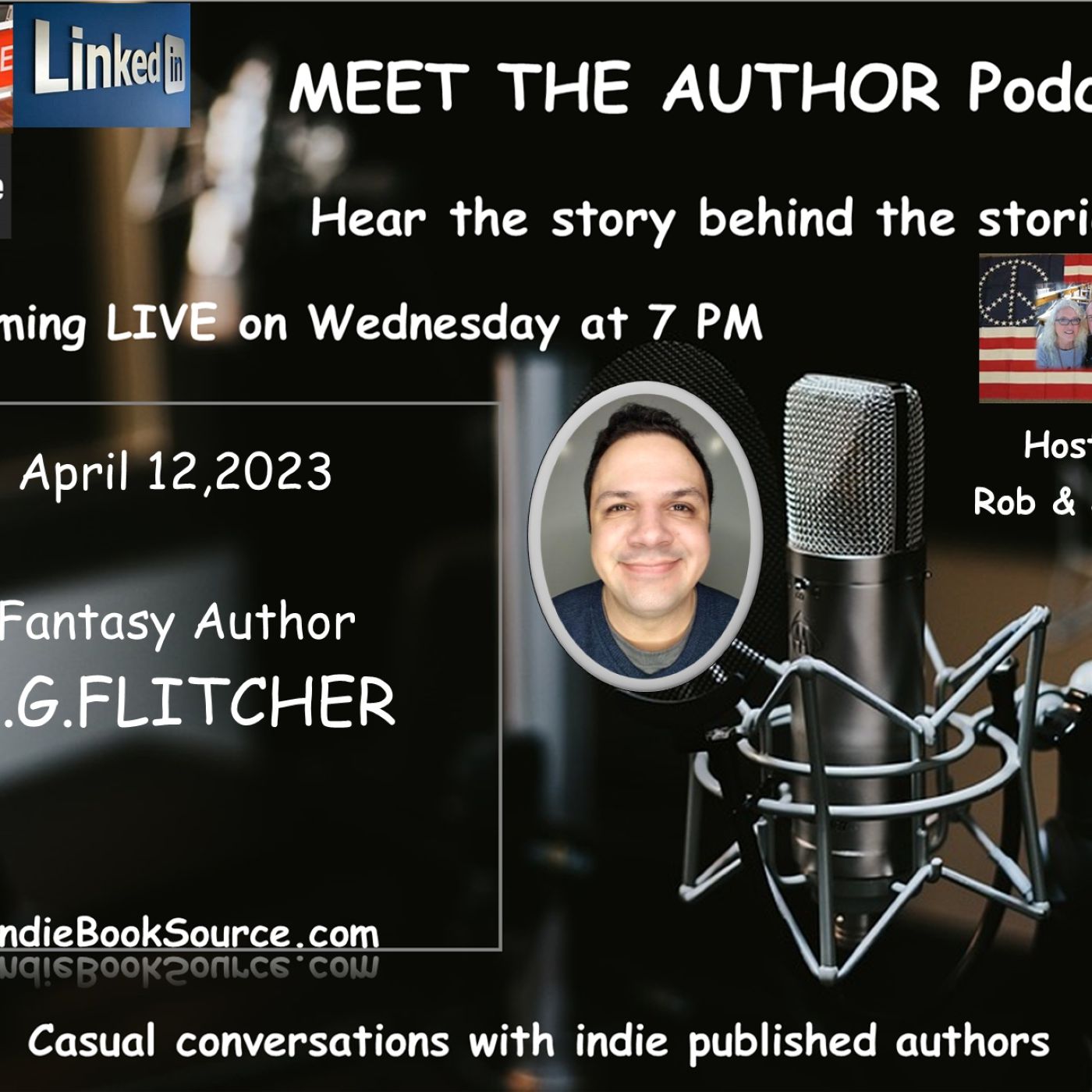 MEET THE AUTHOR Podcast: LIVE - Episode 104 - A.G. FLITCHER