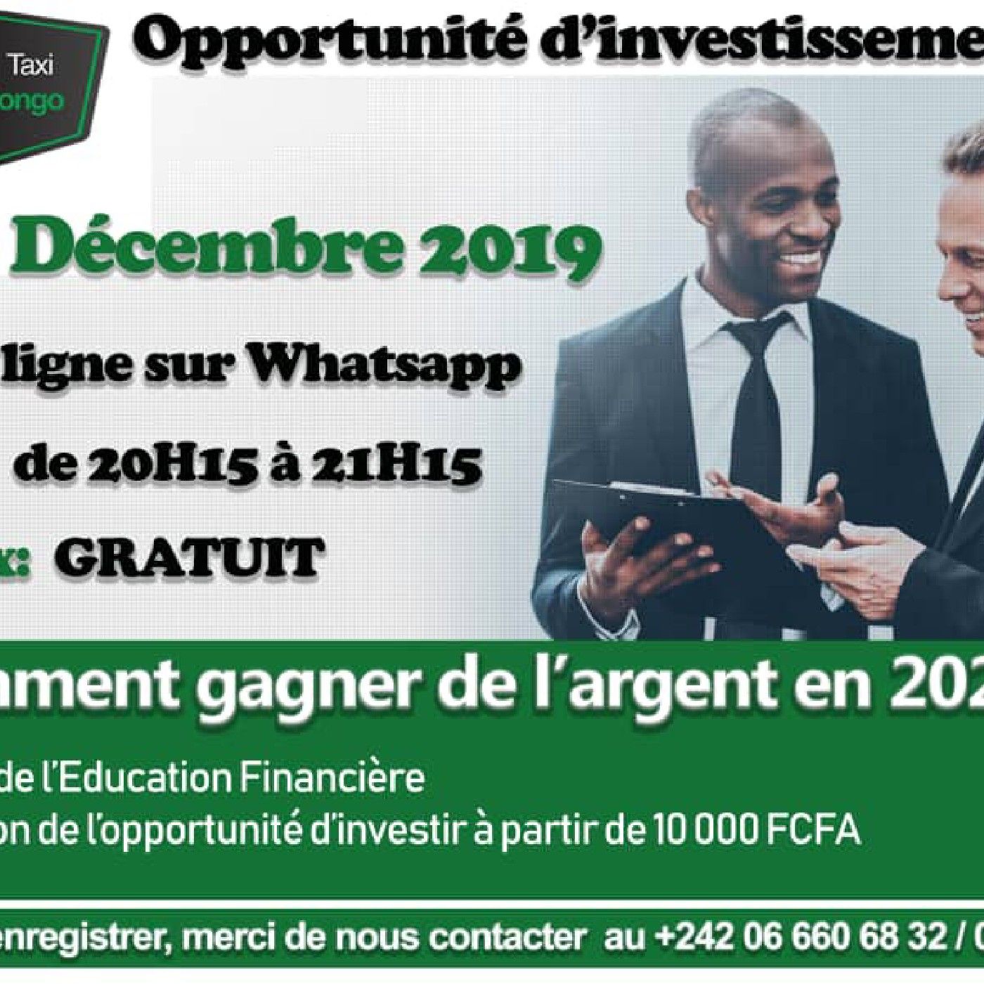 Opportunité Investissement Montaxicongo