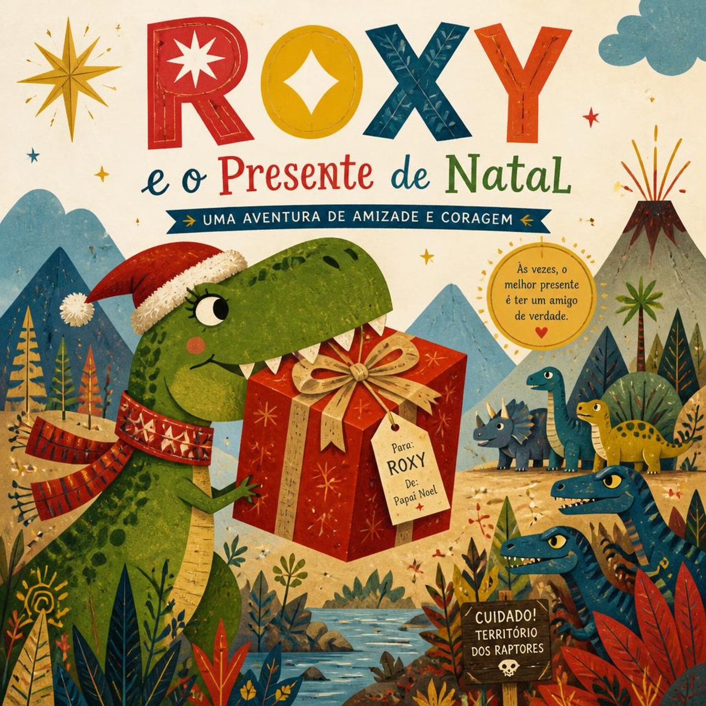 【Aventura Animal】A T-Rex Roxy e o Presente de Natal Misterioso