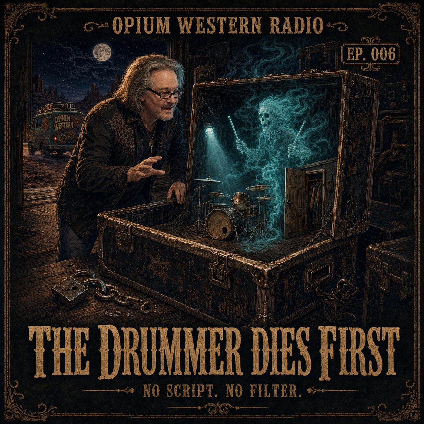 The Drummer Dies First: Haunted Gigs, Horror Movies & Stolen Drums episode artwork