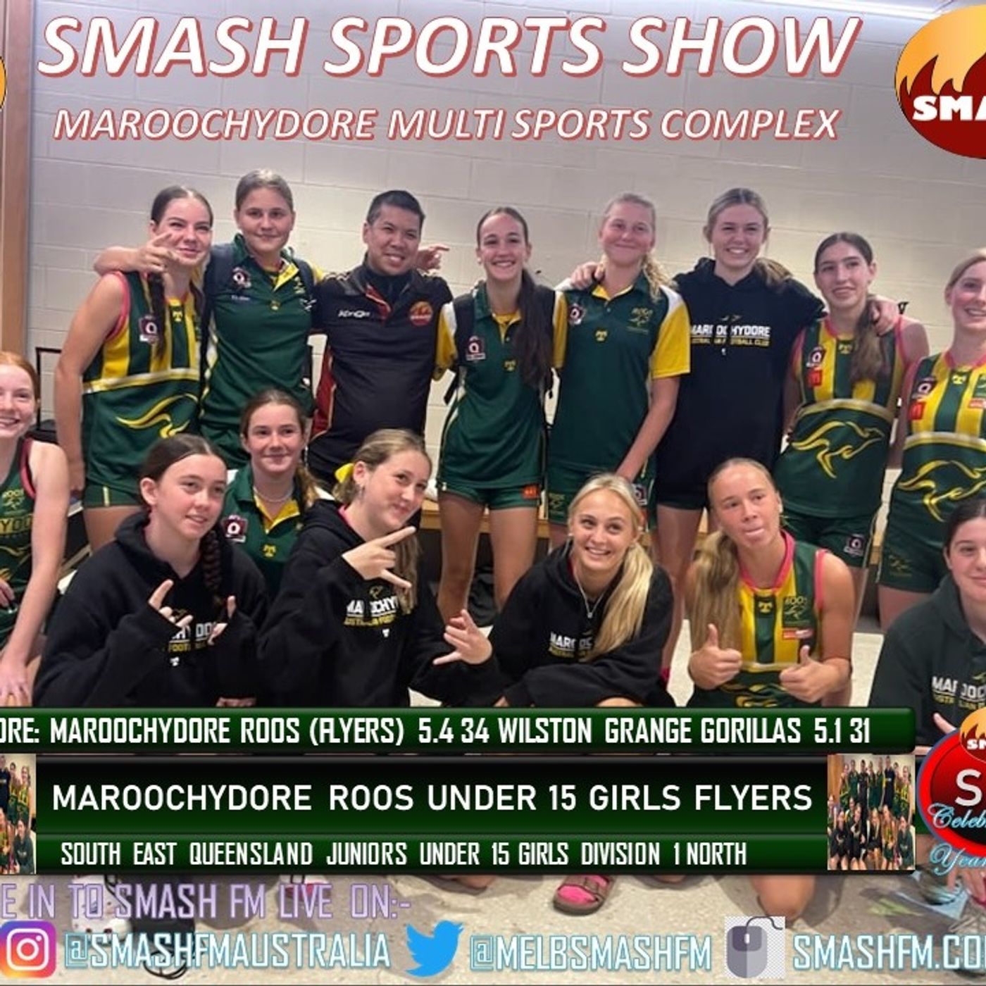 SSS10THYR: Maroochydore Roos JFC U15 Division 1 SEQ Juniors Youth Girls Pre Game Interviews 300723