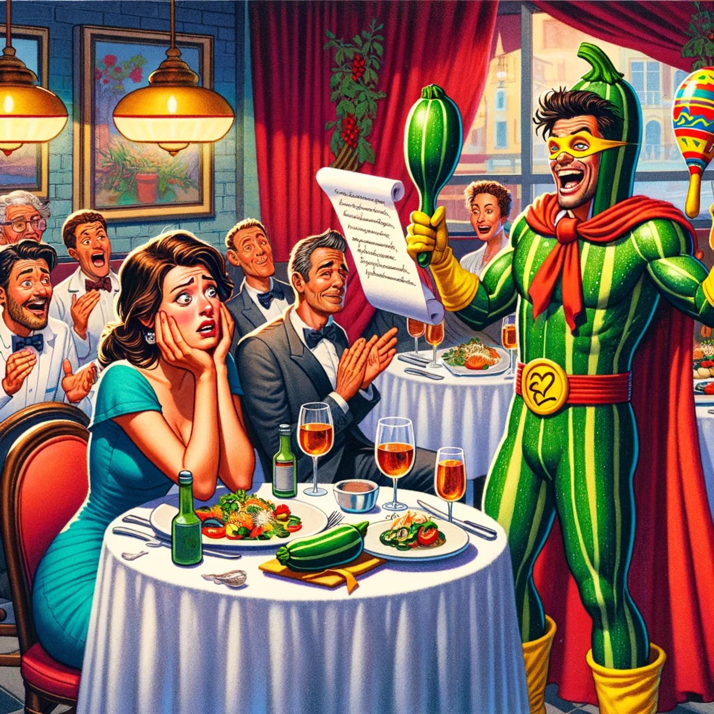Captain Zucchini: Sandra's Unforgettable First Date
