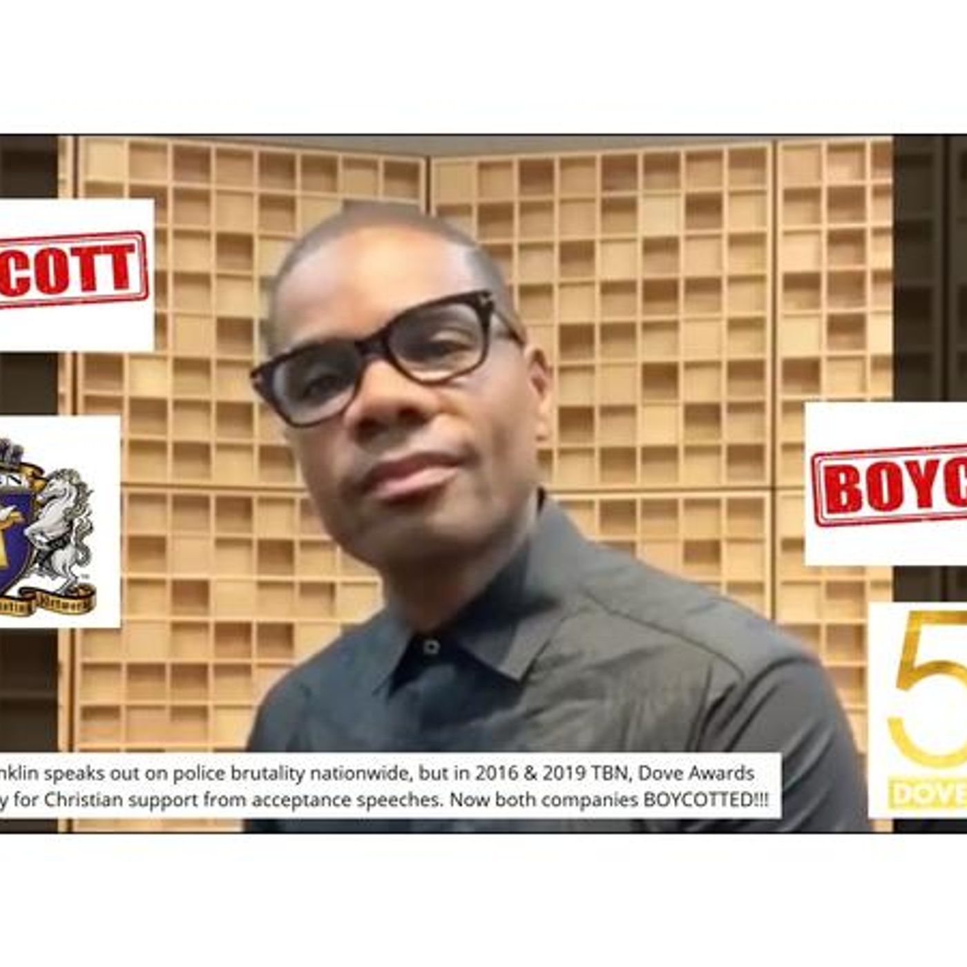 TBN, Dove Awards BOYCOTTED for banning Kirk Franklin's speech on police brutality episode artwork