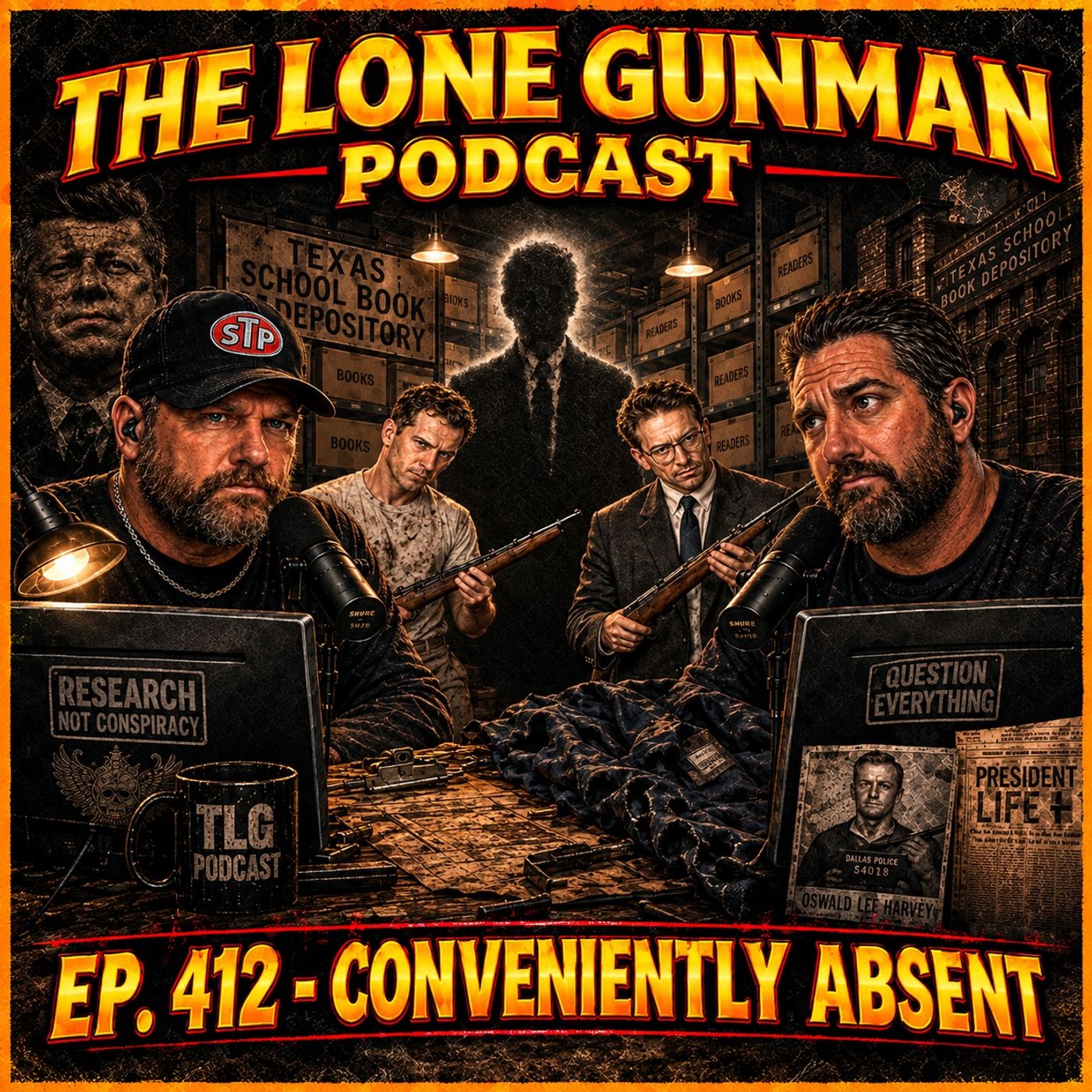 JFK ASSASSINATION - EP. 412- CONVENIENTLY ABSENT episode artwork