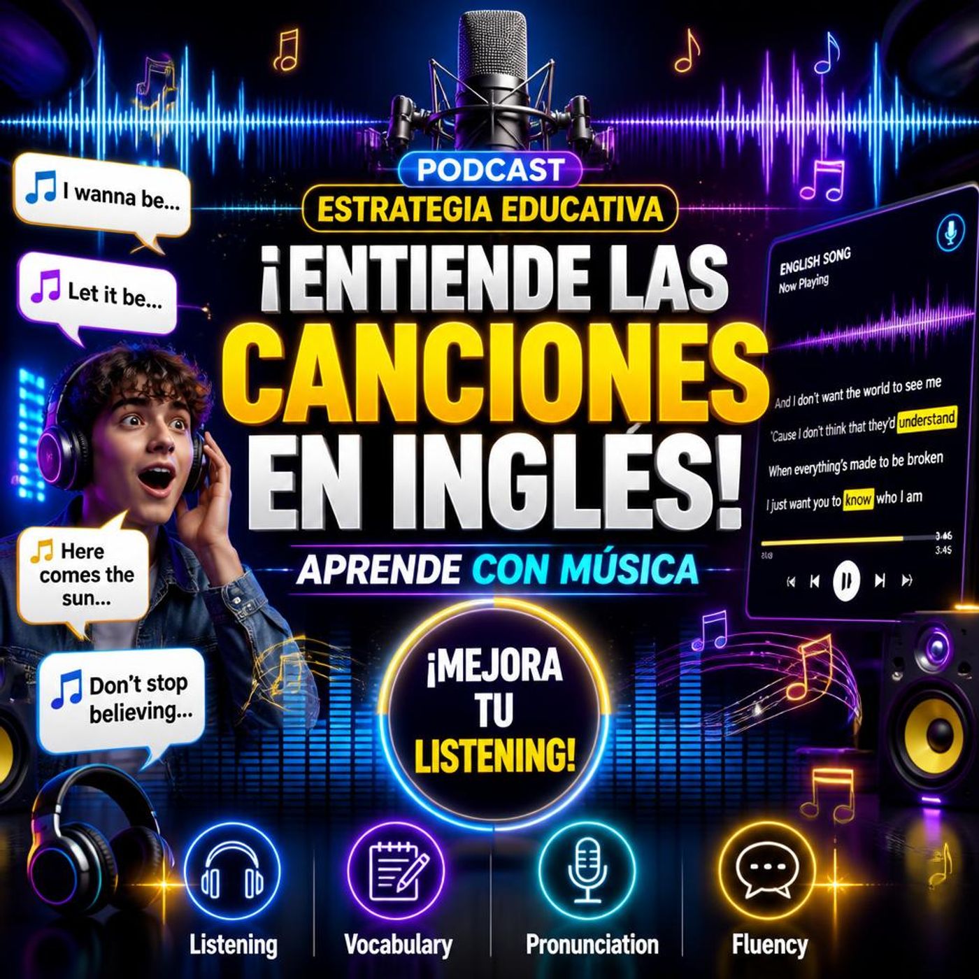 Cómo Entender Canciones en Inglés | Lyrics Listening Exercise para Mejorar tu Listening