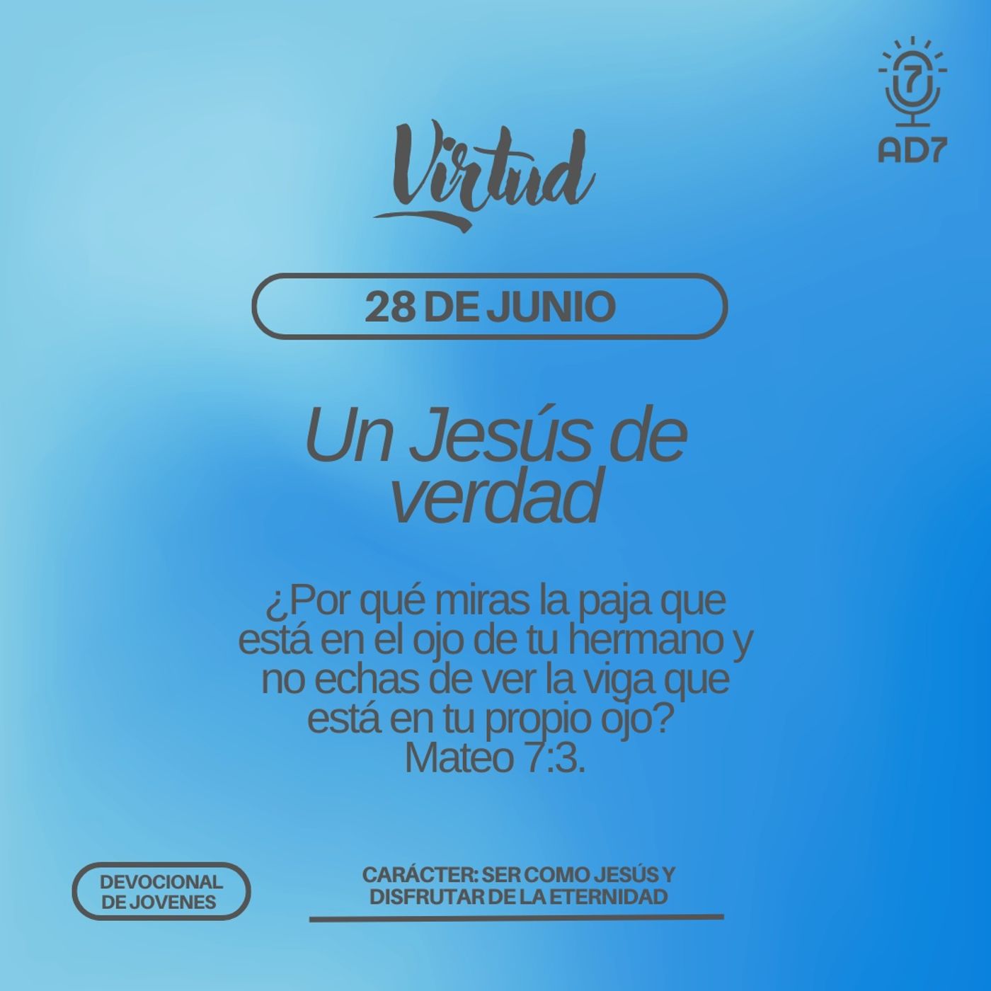 AD7 Devocional - Diferente / Inverso