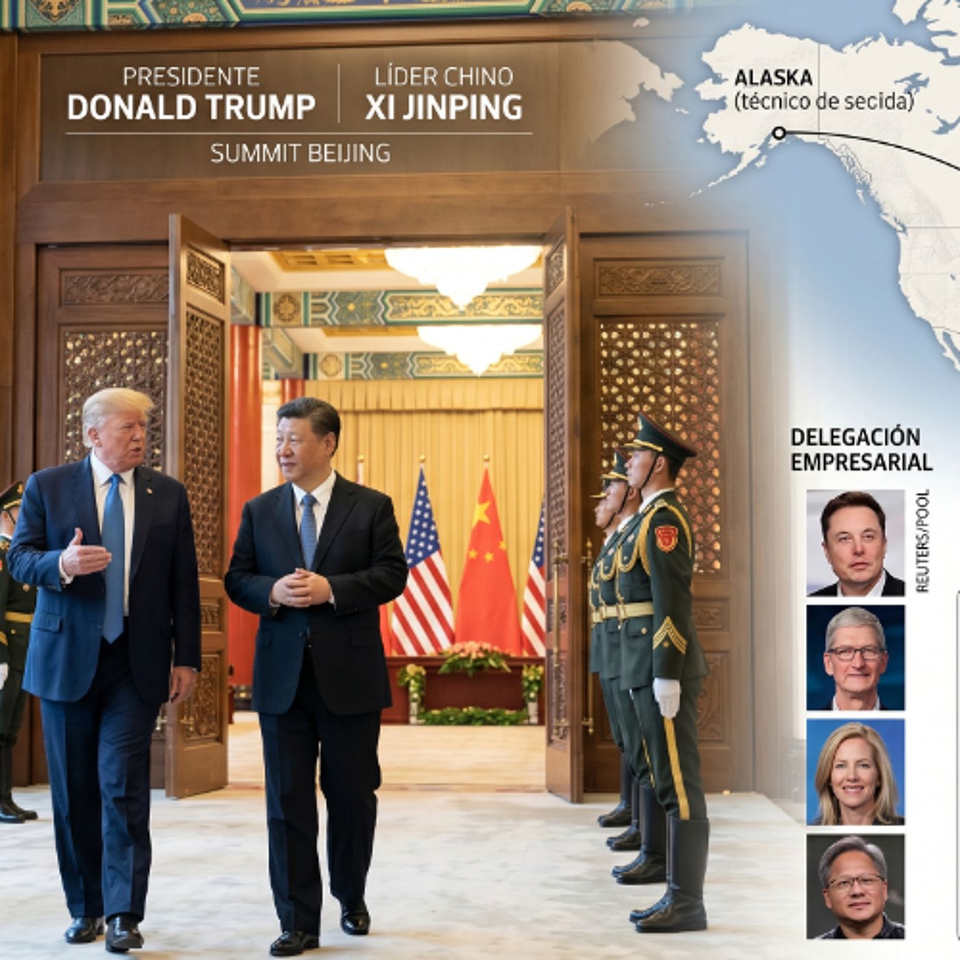 Boletín Informativo - Donald Trump llegó a China para reunirse con Xi Jinping