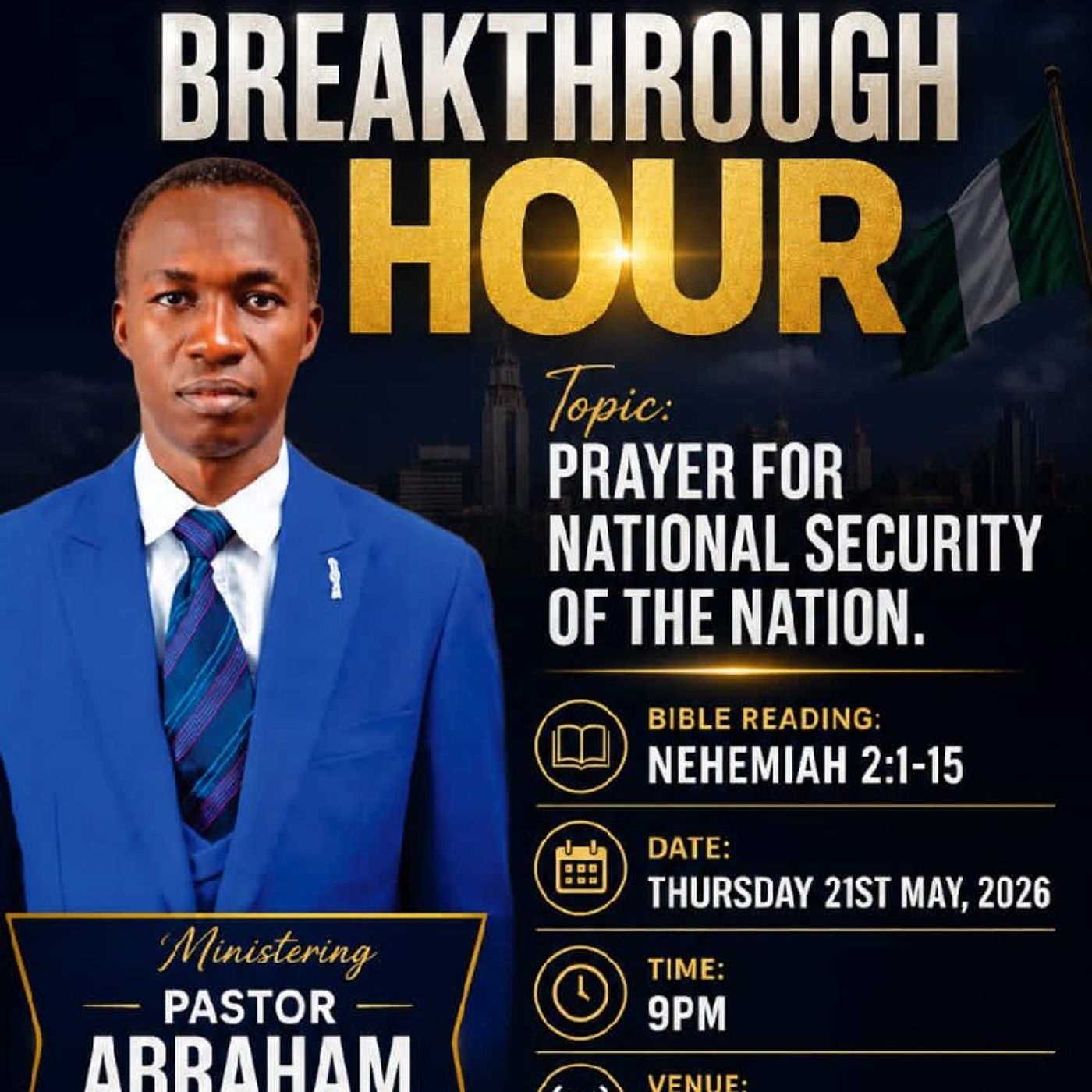 PRAYER FOR THE NATIONAL SECURITY OF THE NATION. episode artwork
