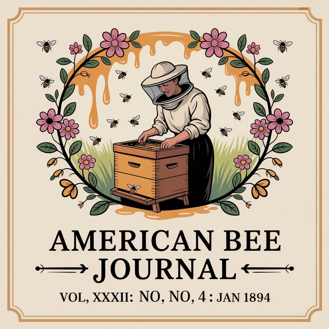 American Bee Journal : Vol. XXXIII: No. 4 : Jan 1894