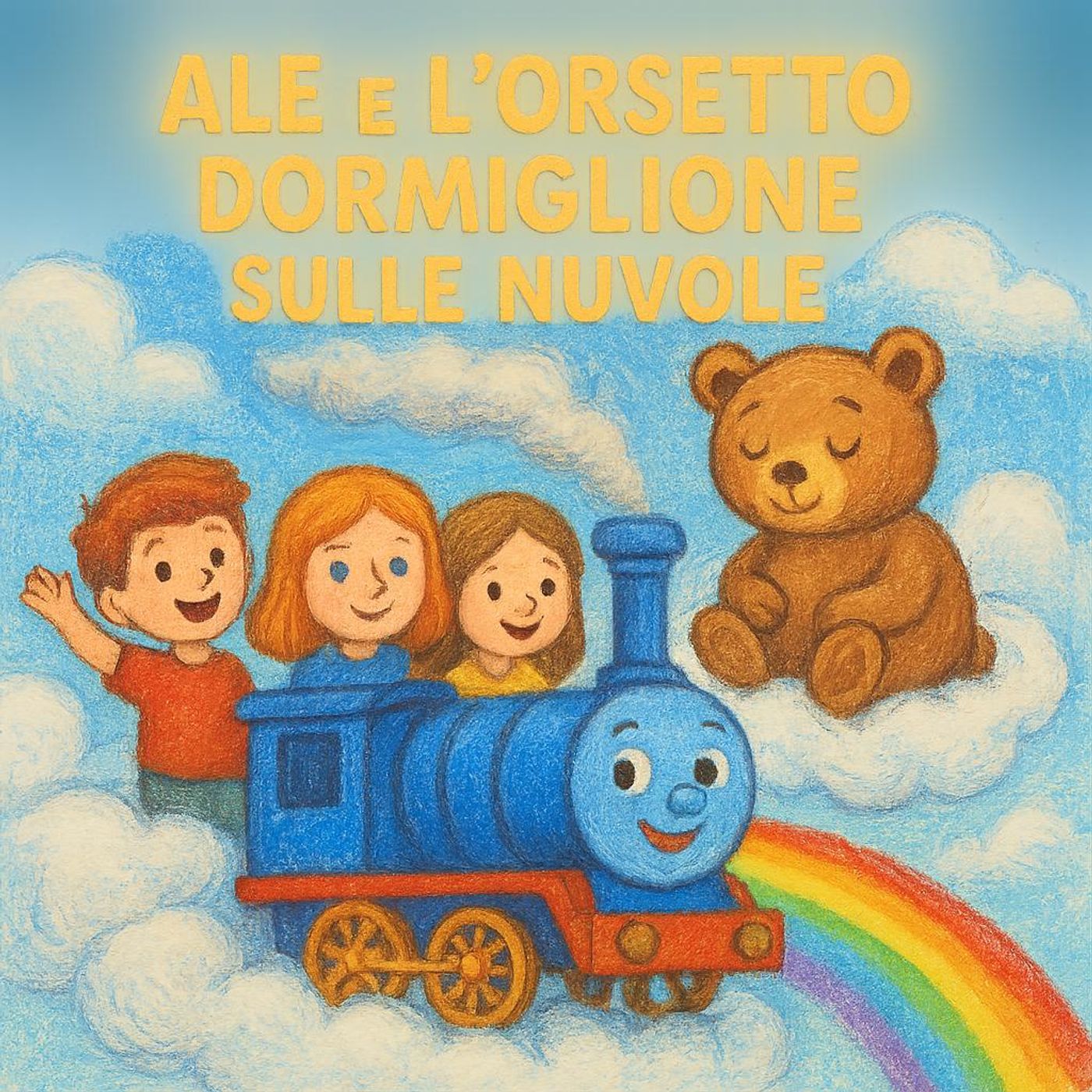 Ale e l'Orsetto Dormiglione sulle Nuvole