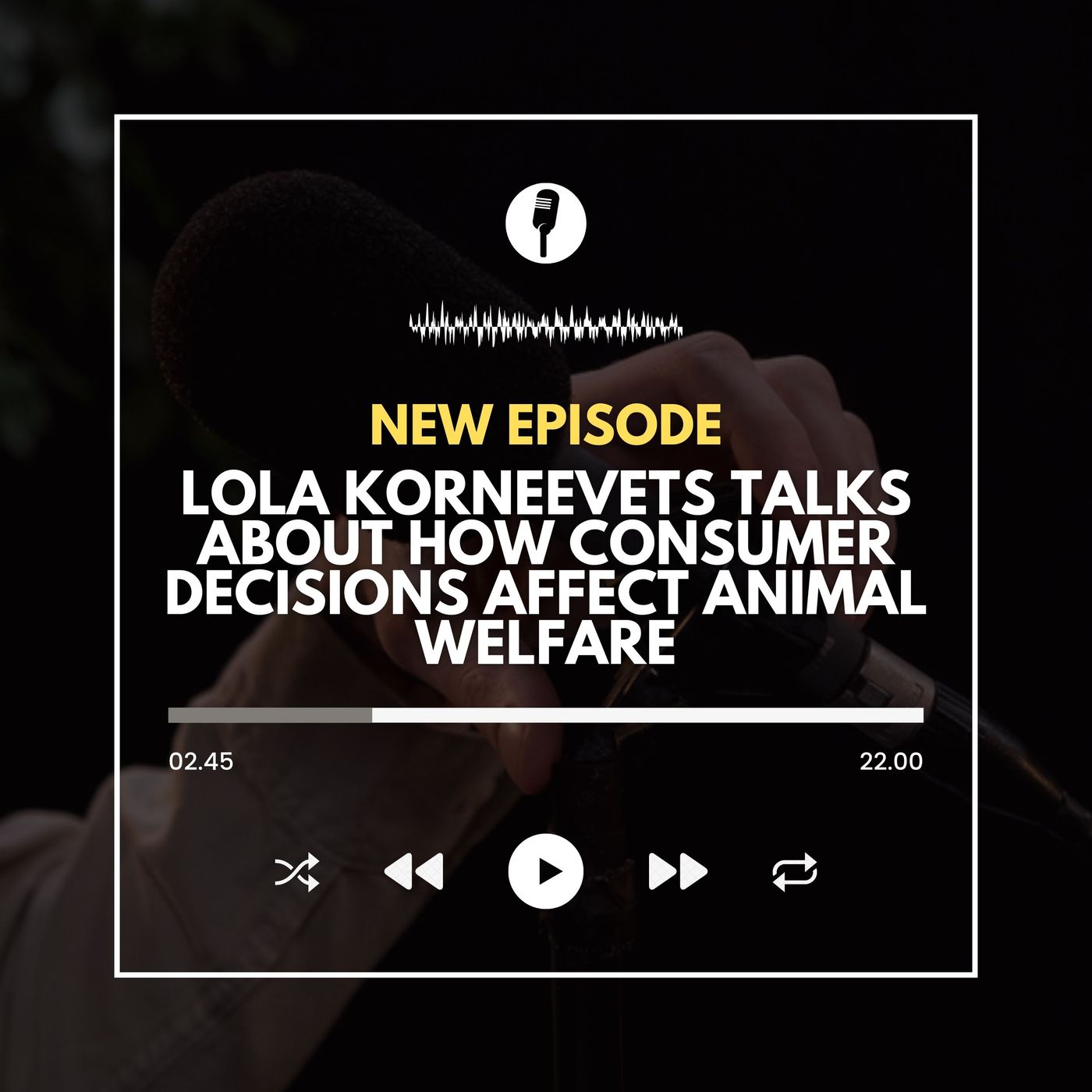 Lola Korneevets talks about How Consumer Decisions Affect Animal Welfare Lola Korneevets talks about How Consumer Decisions Affect Animal Welfare