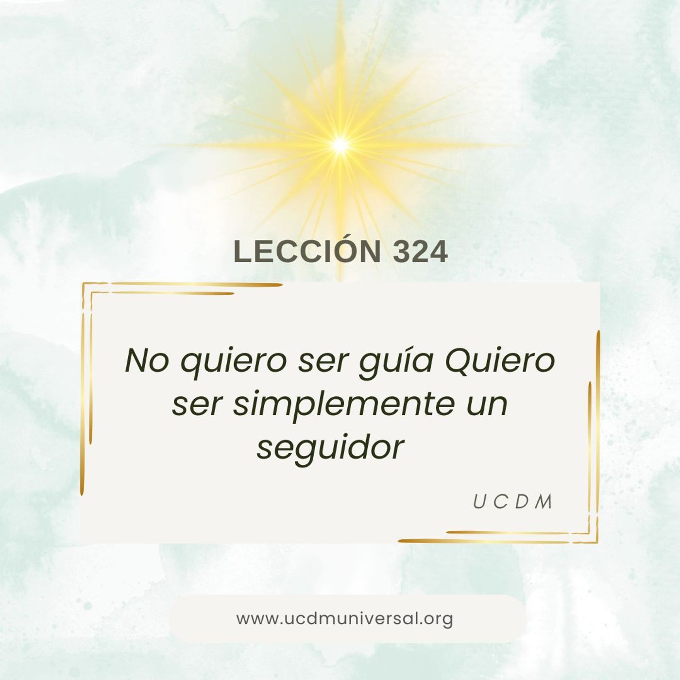 UCDM Universal LECCIÓN DEL DÍA