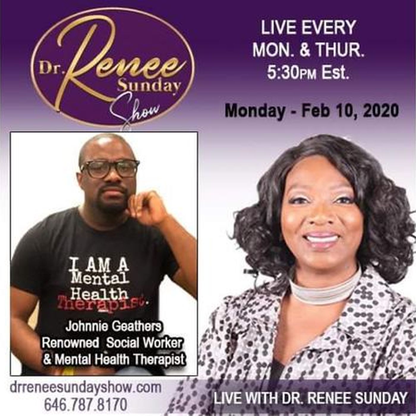 Renown Social Worker & Mental Health Therapist Johnnie Geathers - Mental Health episode artwork