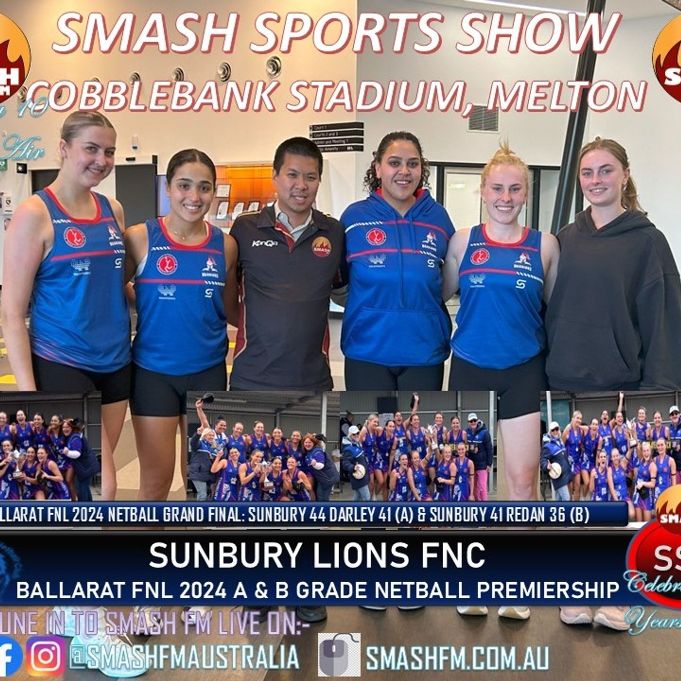 SSS10THYR: Sunbury Lions FNC 2024 Ballarat FNL A & B Grade Netball Premiership Interviews 091224