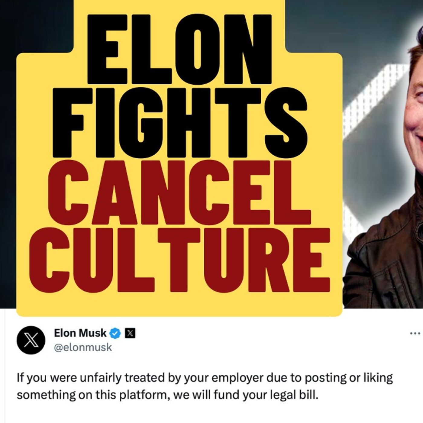Elon Musk To Fund Lawsuits For People Fired Over Tweets