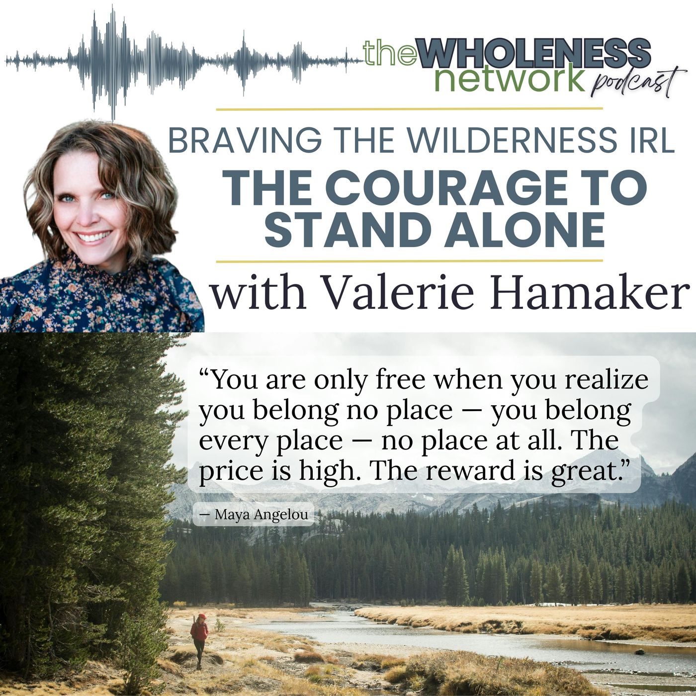 171. Braving the wilderness IRL: The courage to stand alone with Valerie Hamaker episode artwork
