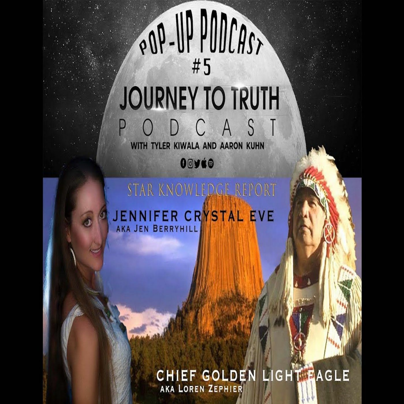 POP - UP PODCAST 5 - Star Knowledge Report - Chief Golden Light Eagle & Jennifer Crystal Eve