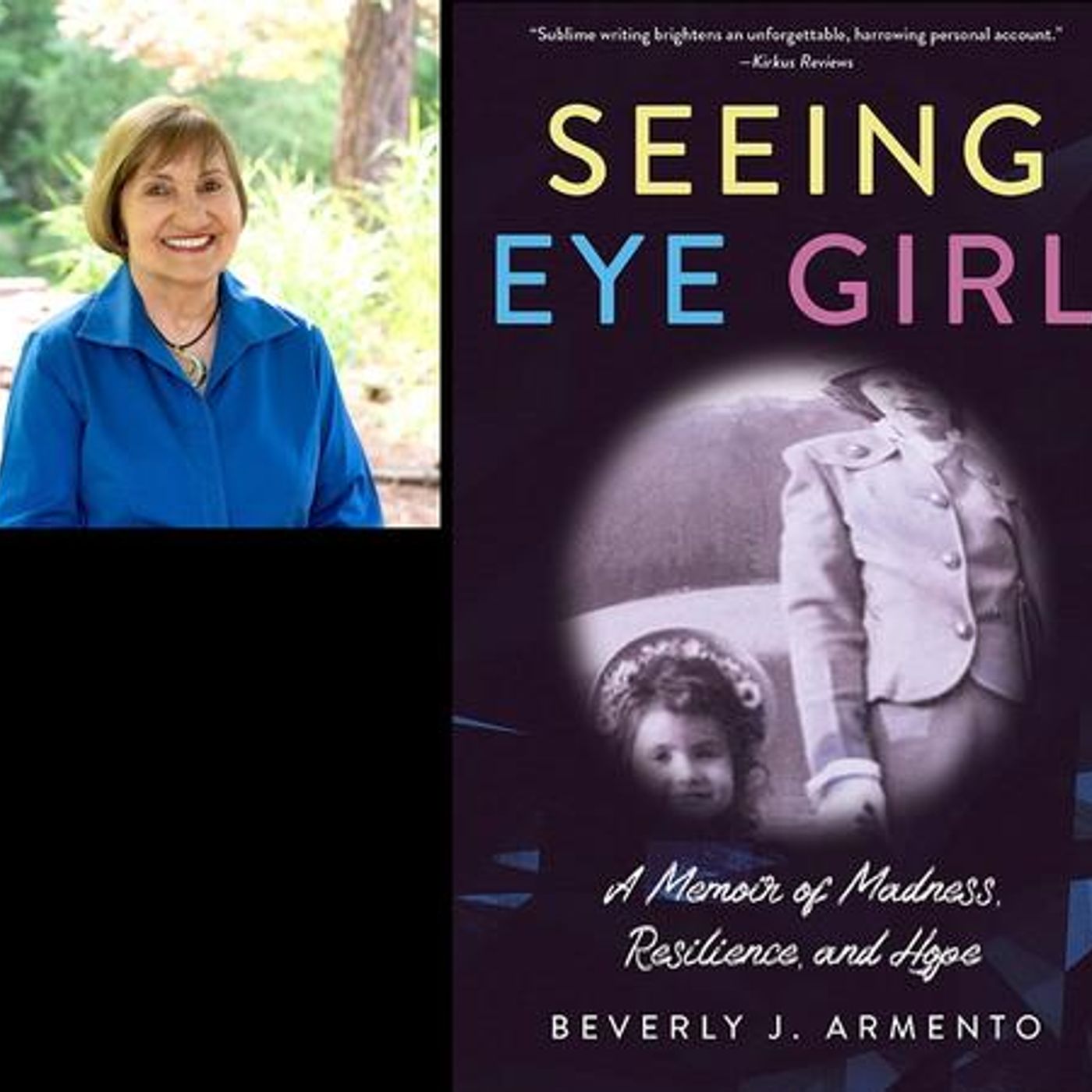 Author Beverly J. Armento discusses #SeeingEyeGirl on #ConversationsLIVE episode artwork