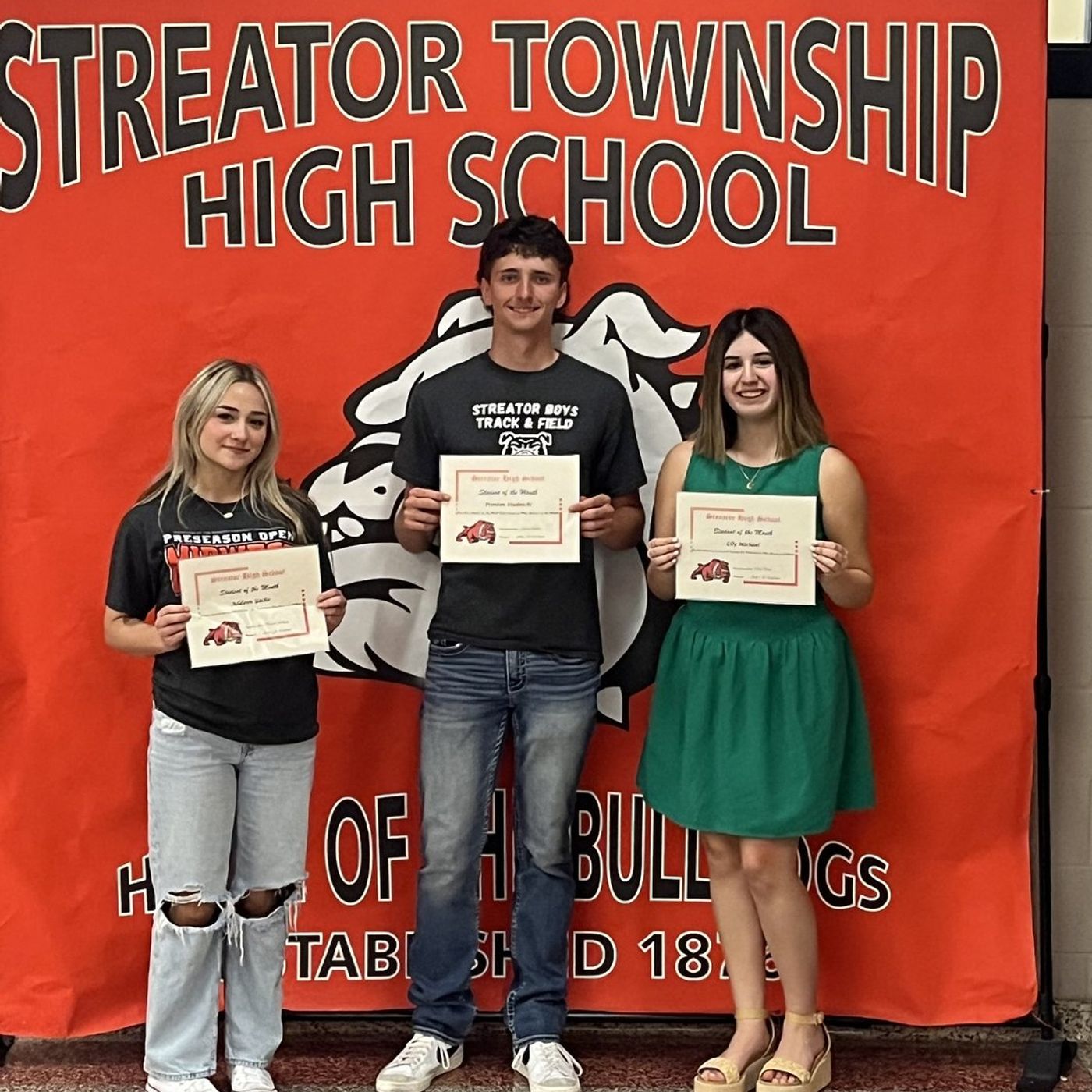 Streator Township High School names May students of month episode artwork