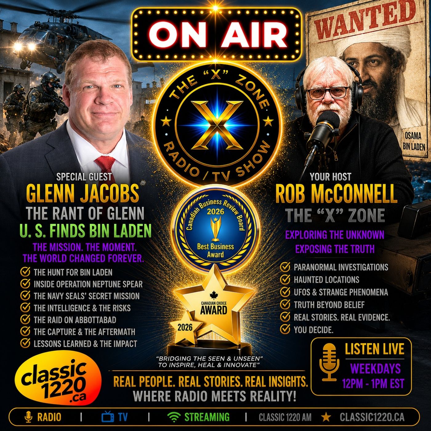 Rob McConnell Interviews - GLENN JACOBS - The Rant of Glenn - U. S. Kills Bin Laden episode artwork