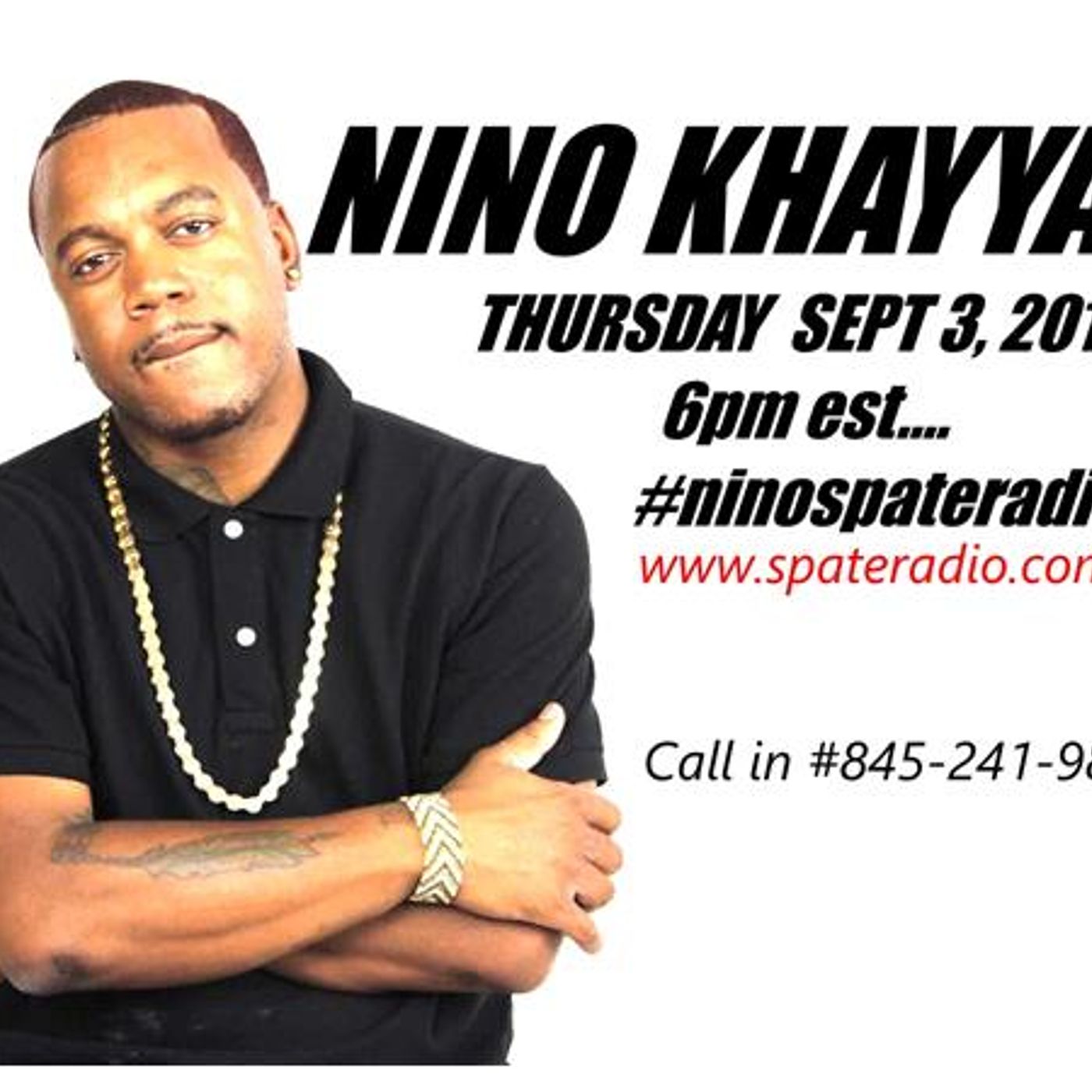 Nino Khayyam on Spate Radio speaking on his mixtape and more episode artwork