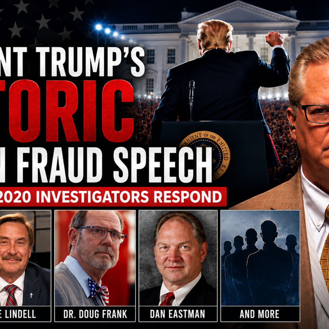 🔴 LIVE: Trump Delivers Historic Election Fraud Speech | Mike Lindell, Garland Favorito & More